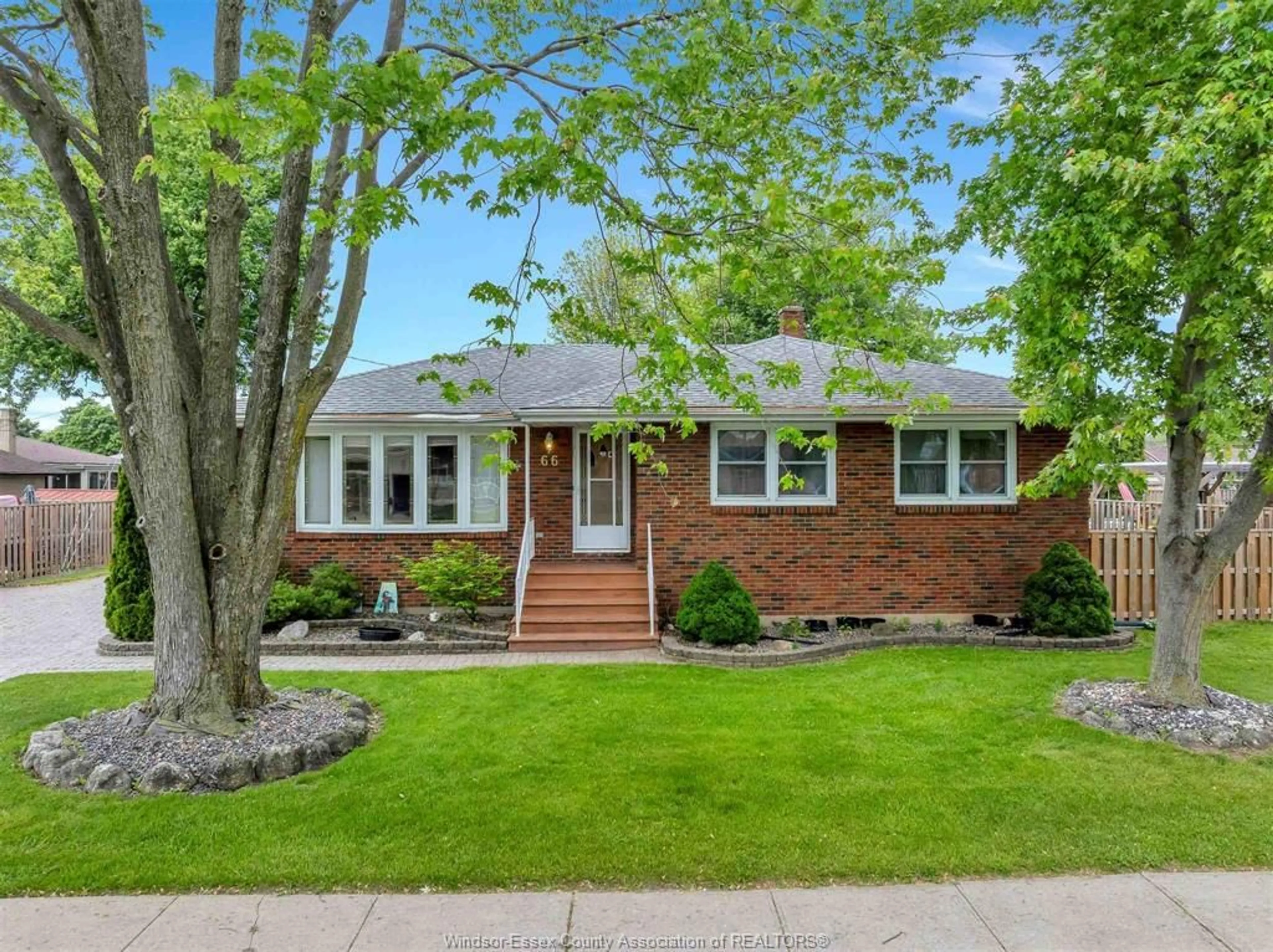 Home with brick exterior material, street for 66 Main, Amherstburg Ontario N9V 2K9
