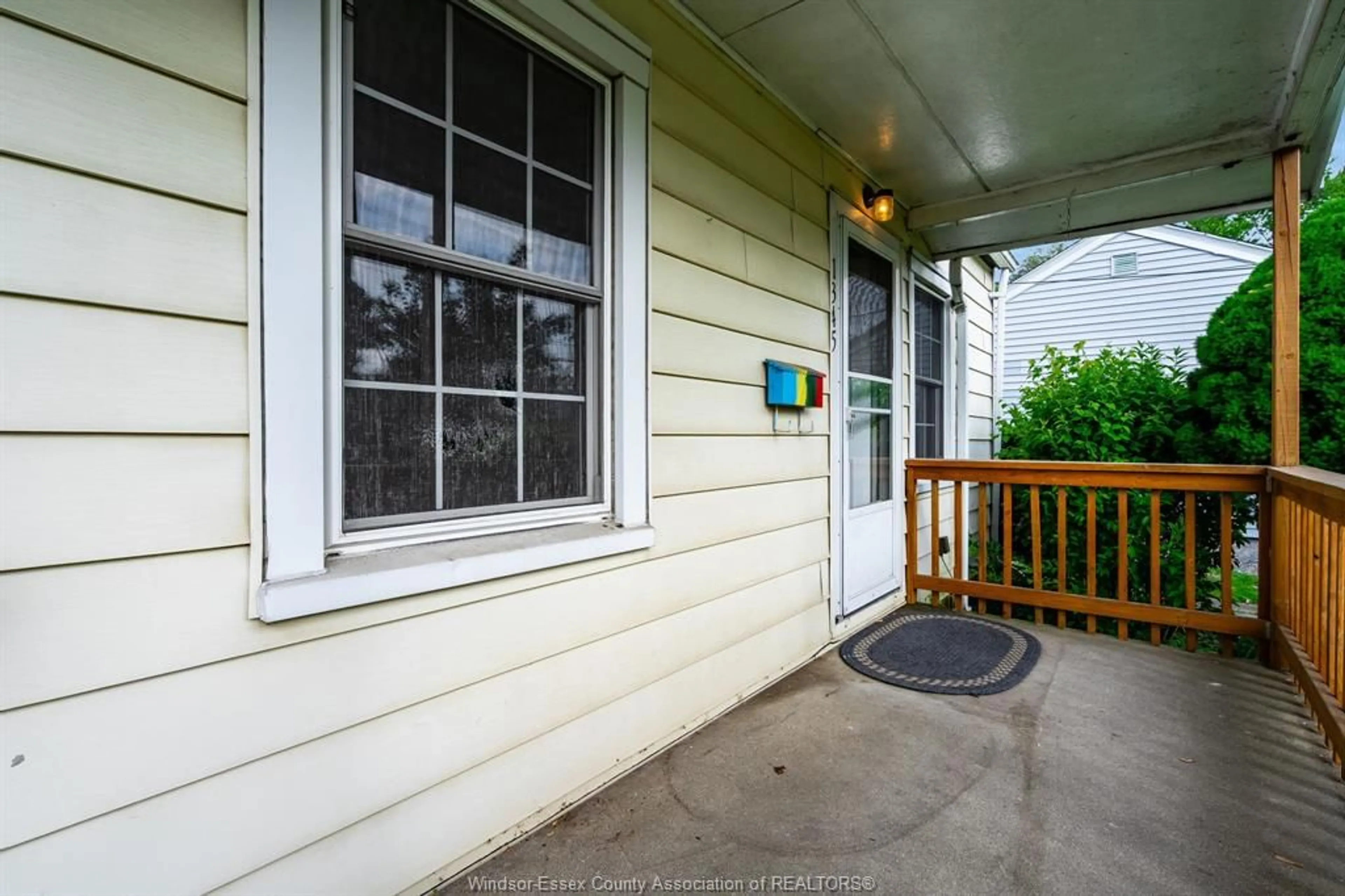 Patio, street for 1345 Elm, Windsor Ontario N8X 2B7