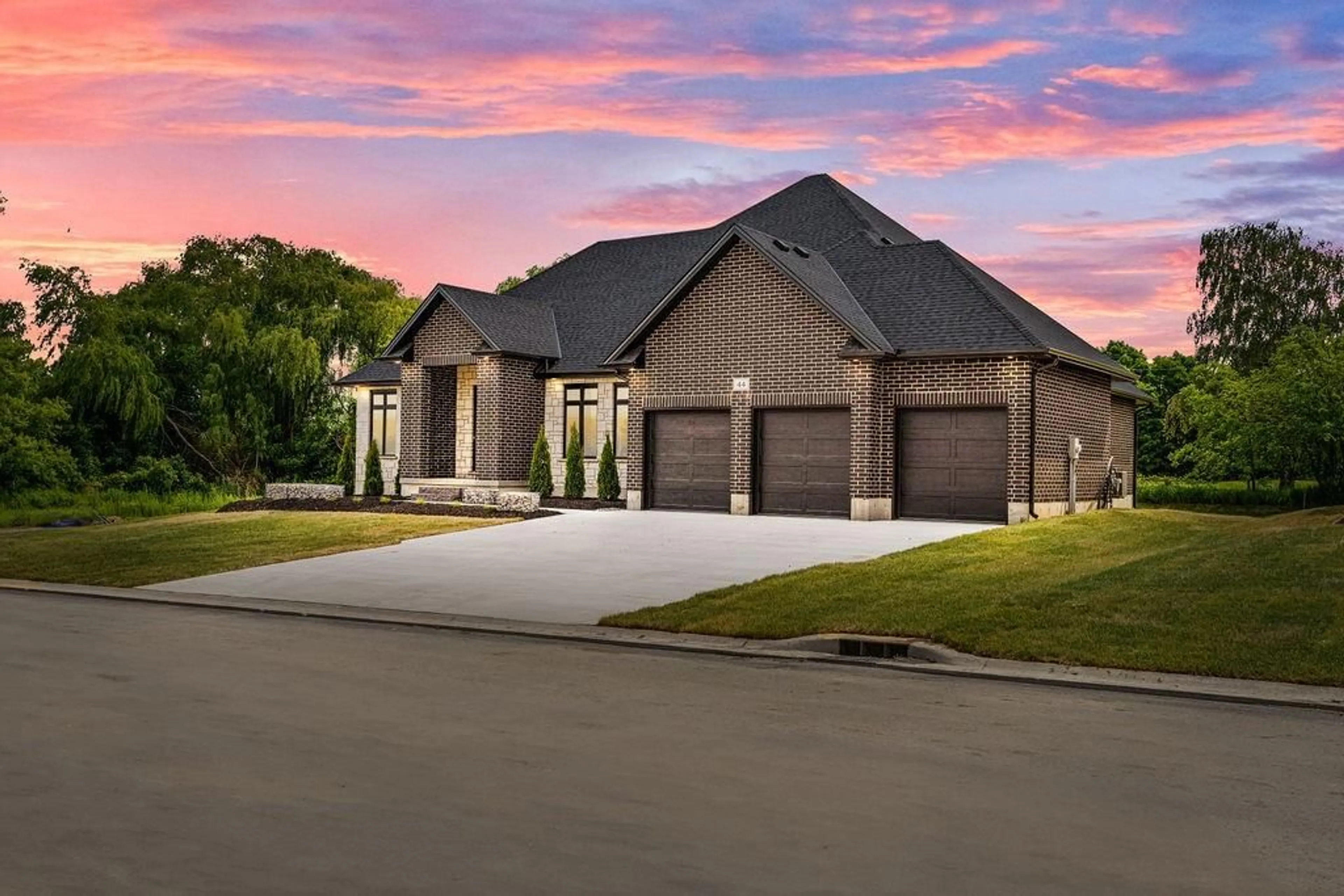 Home with brick exterior material, street for 52 EAST GLEN Dr, Lambton Shores Ontario N0M 1B0
