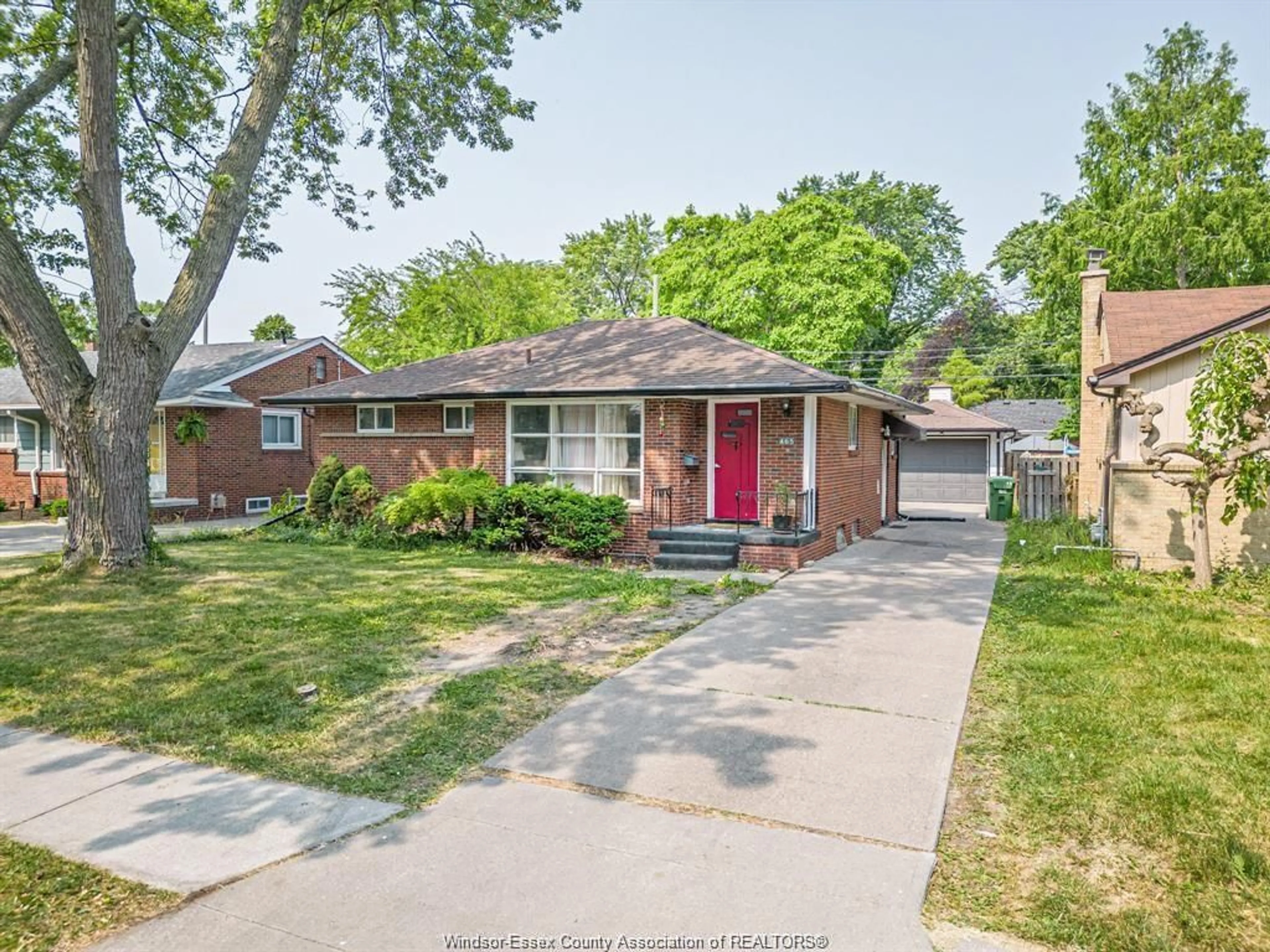 Home with brick exterior material, street for 465 RIVERDALE Ave, Windsor Ontario N8S 4B7
