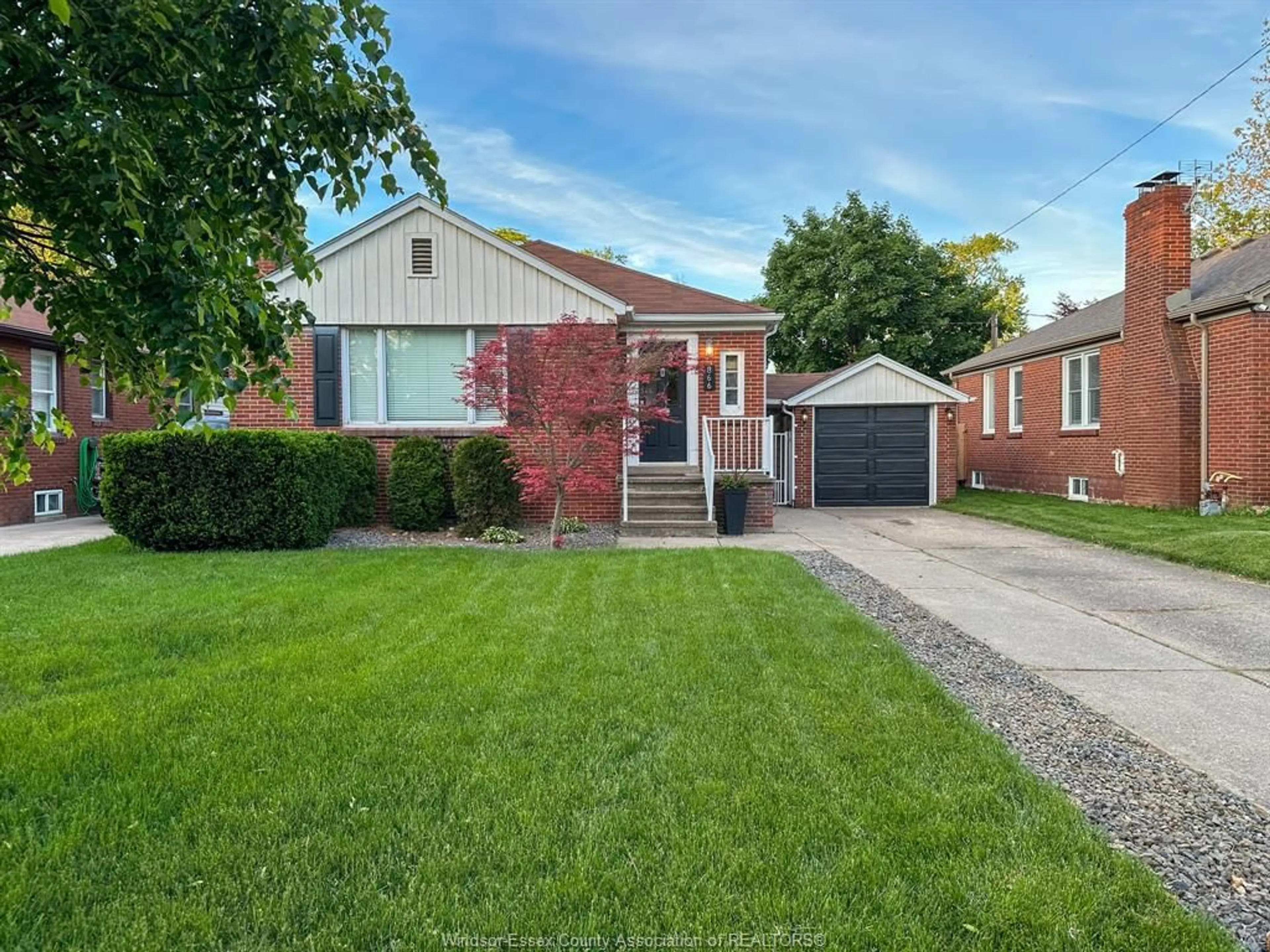 Home with brick exterior material, street for 866 BELLEPERCHE, Windsor Ontario N8S 3C1