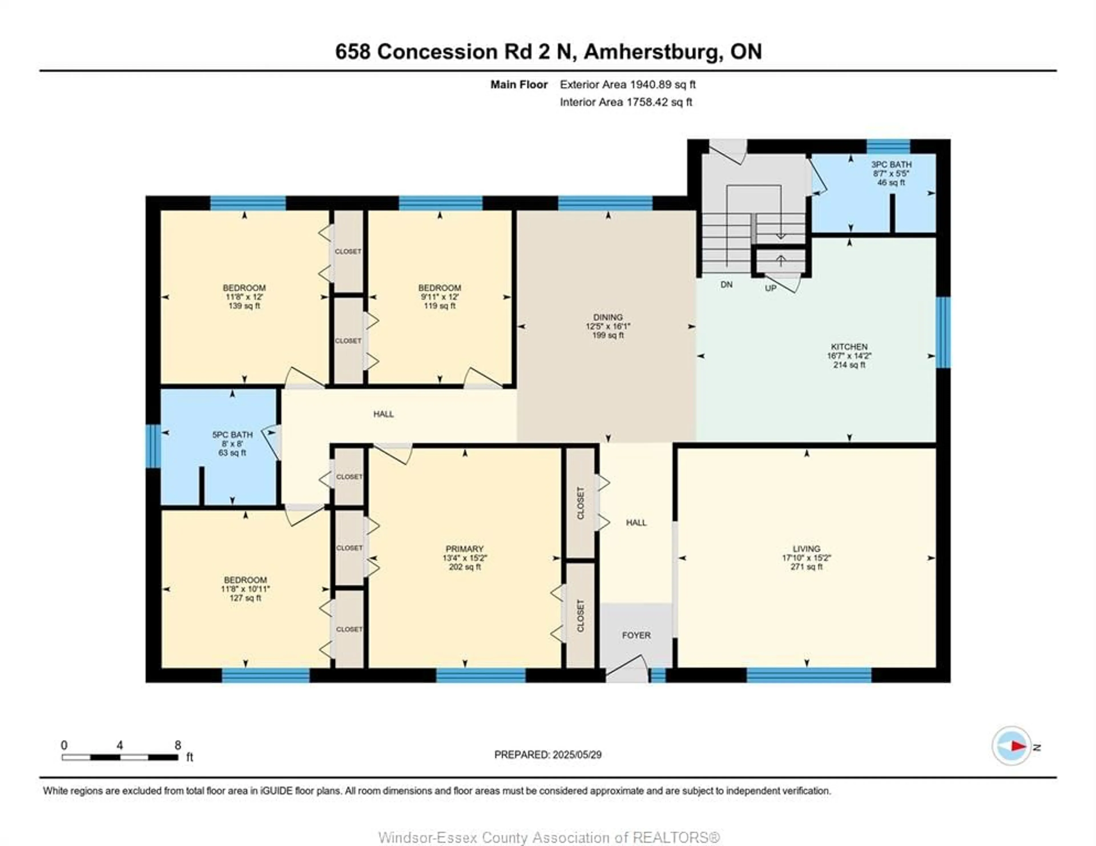 Floor plan for 658 Concession Rd 2, Amherstburg Ontario N9V 3R3