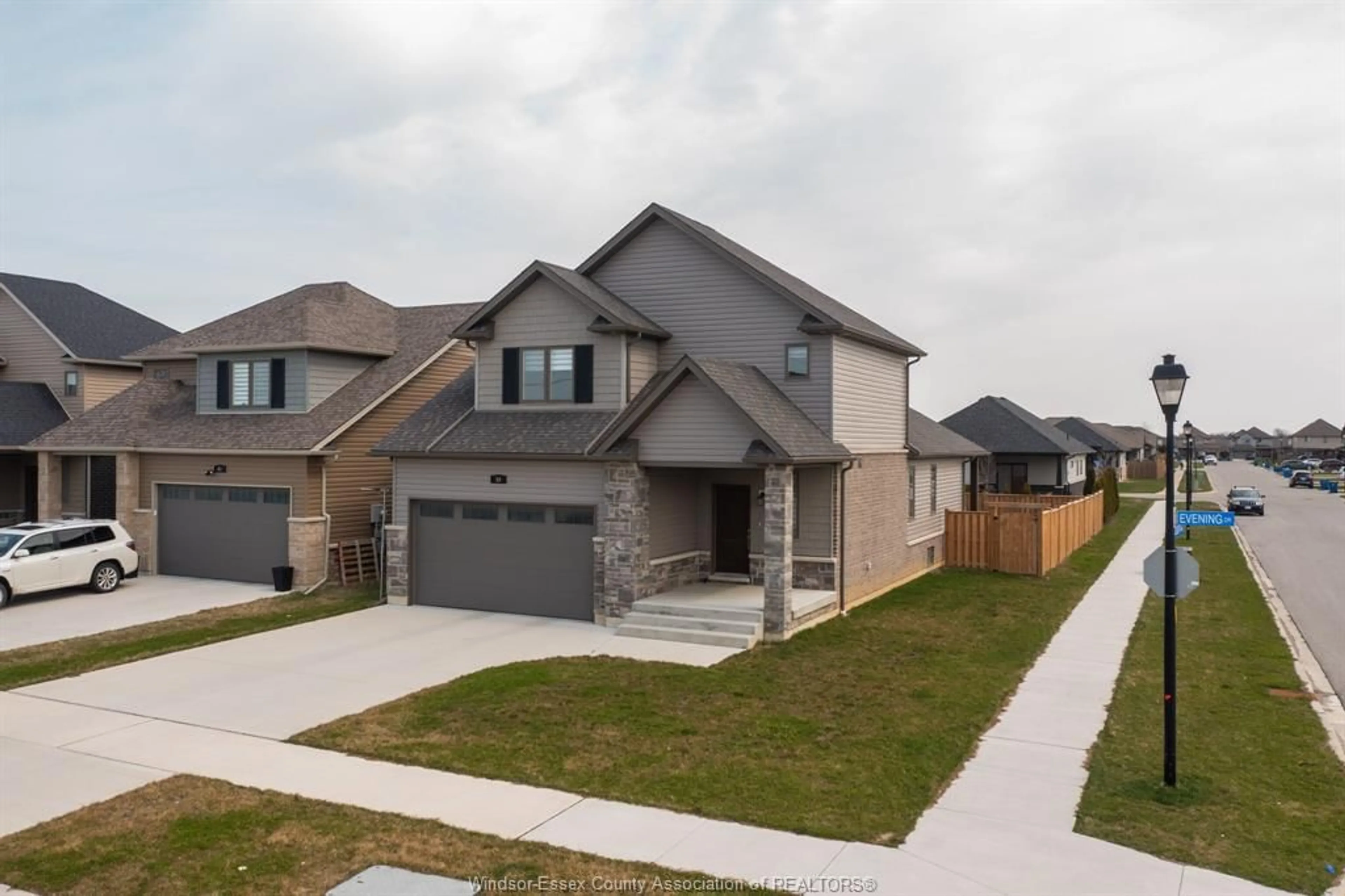 Home with brick exterior material, street for 59 EVENING Dr, Chatham Ontario N7L 0B6