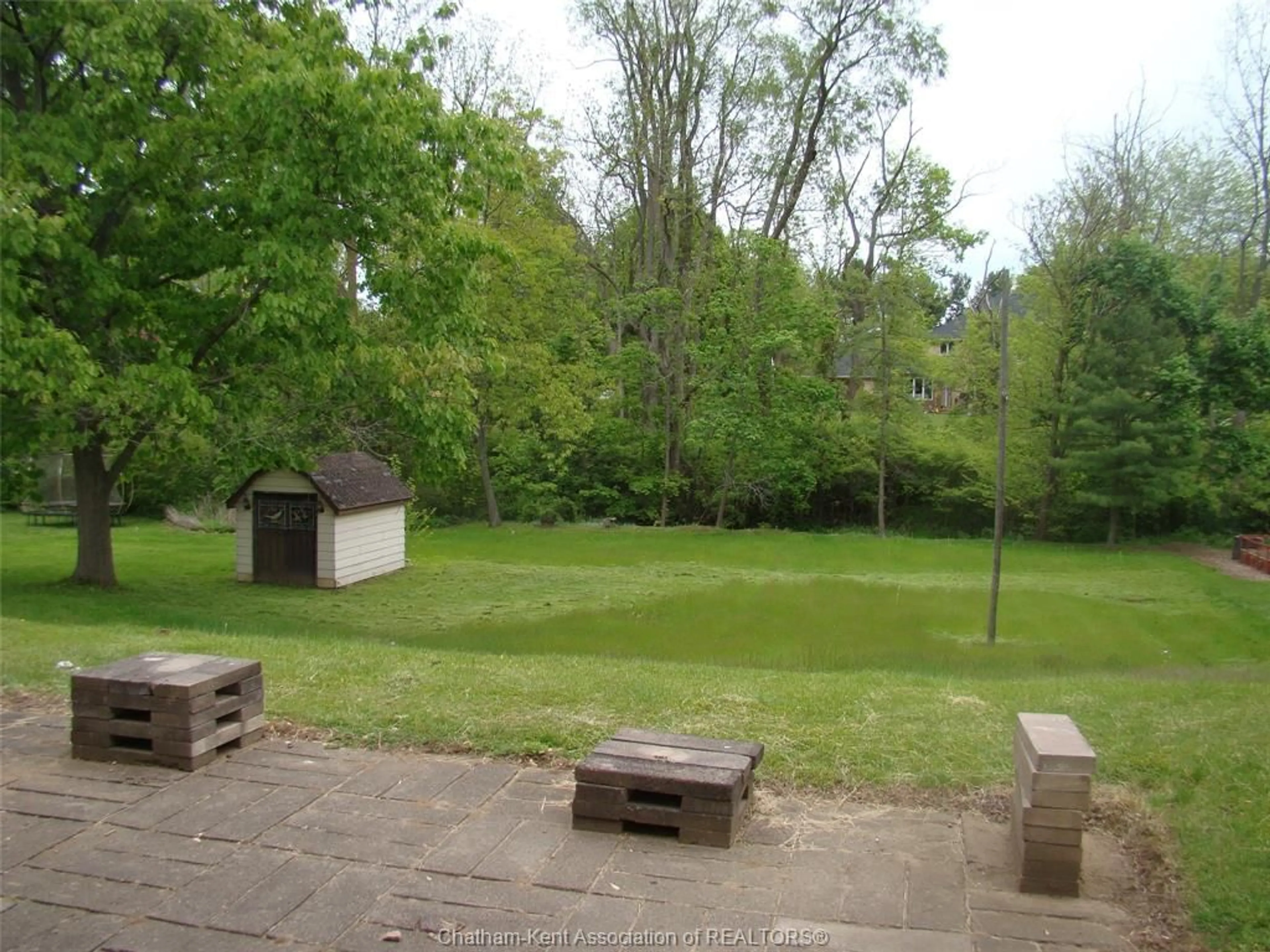 Patio, forest/trees view for 28 OAK St, Ridgetown Ontario N0P 2C0