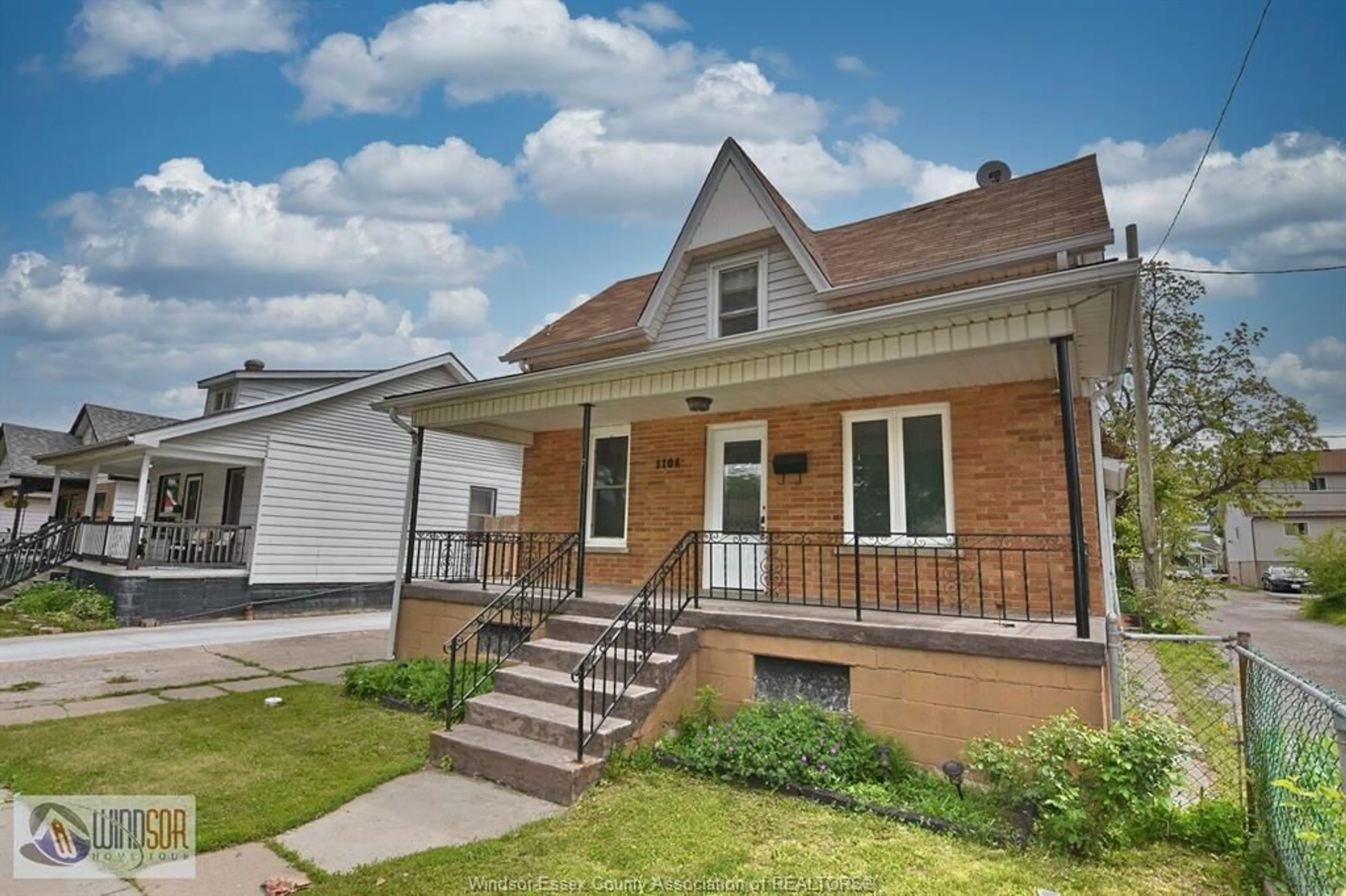 Home with brick exterior material, street for 1104 HIGHLAND, Windsor Ontario N9A 1R7