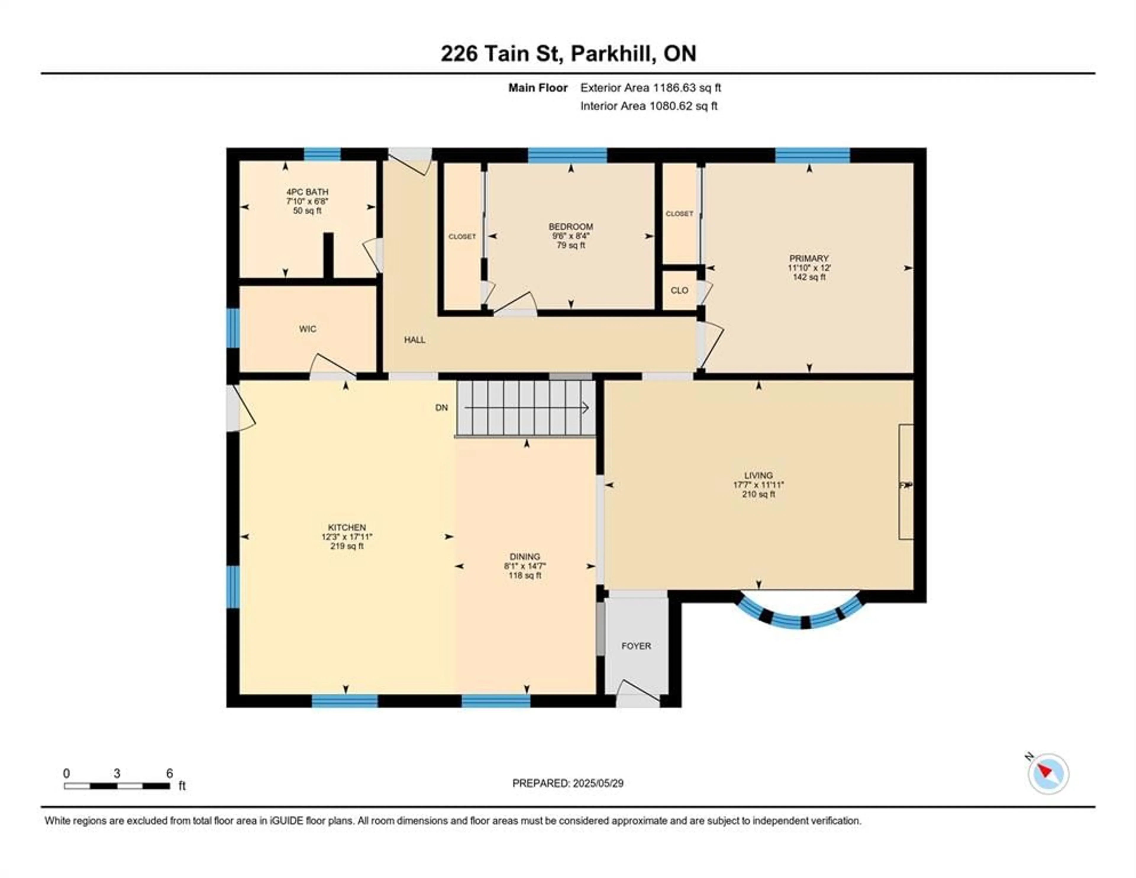 Floor plan for 226 TAIN St, Parkhill Ontario N0M 2K0