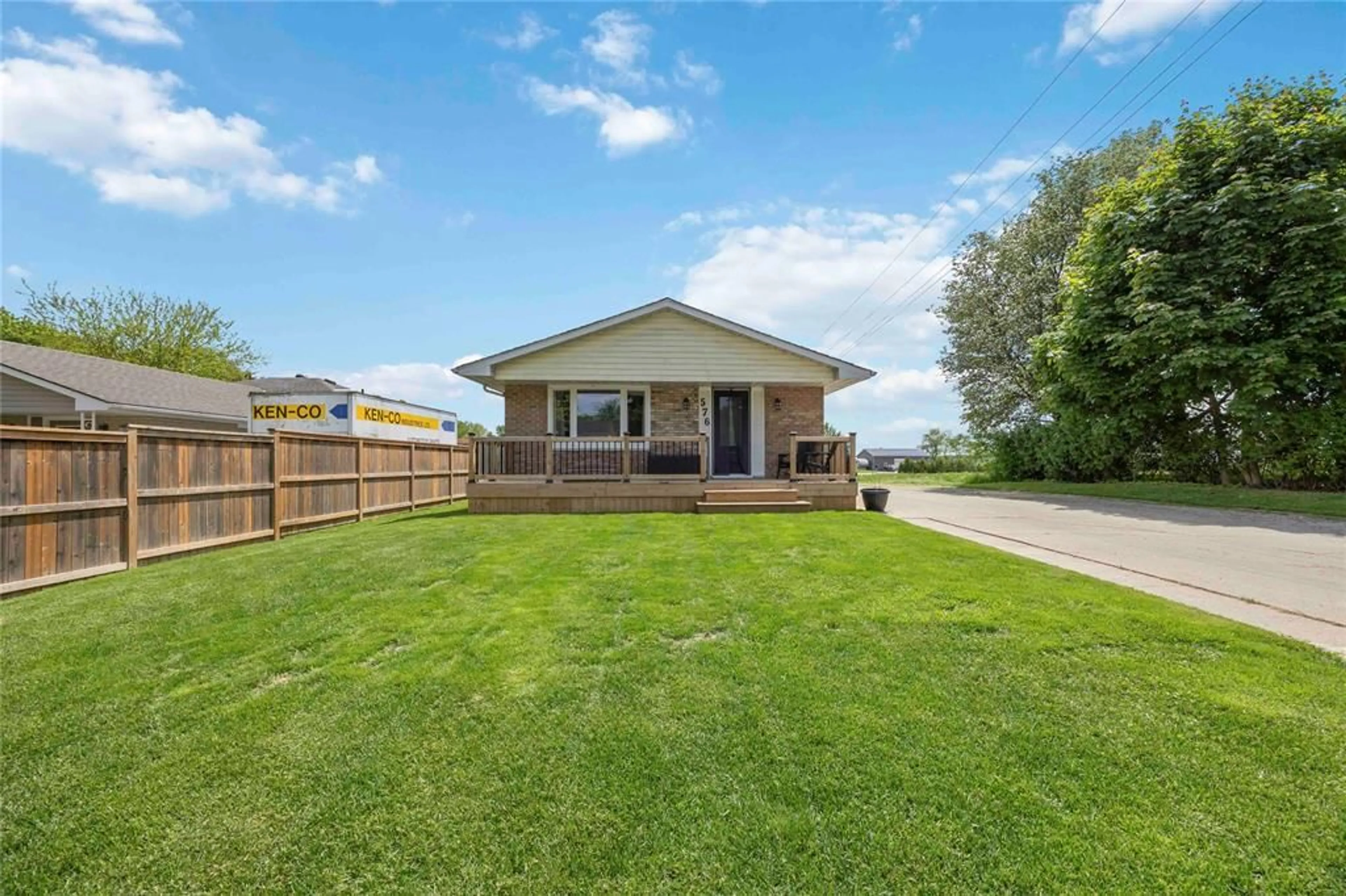 A pic from outside/outdoor area/front of a property/back of a property/a pic from drone, water/lake/river/ocean view for 576 FRONT St, Plympton-Wyoming Ontario N0N 1T0