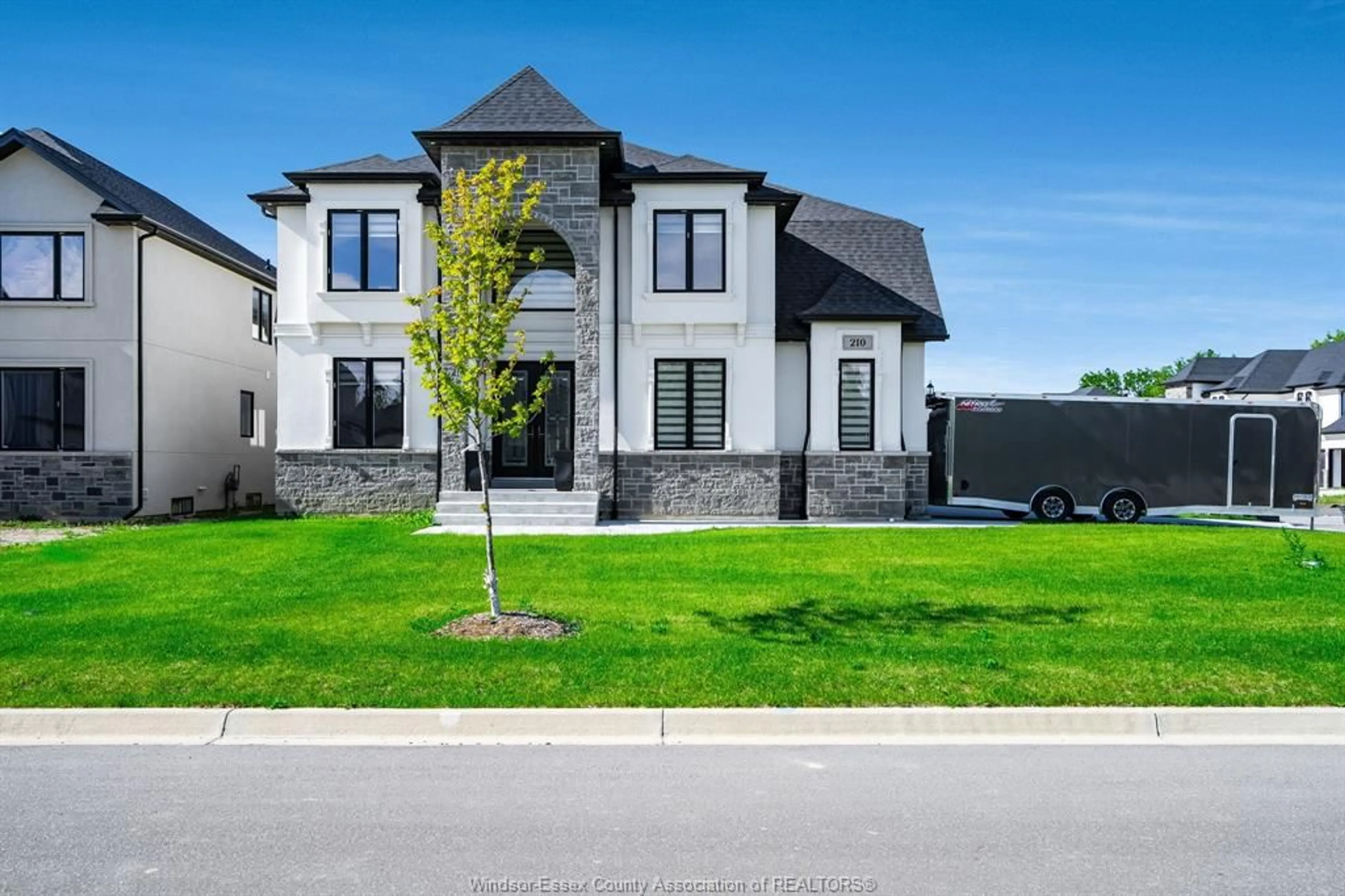 Home with brick exterior material, street for 210 COWAN Crt, Amherstburg Ontario N9V 0G9