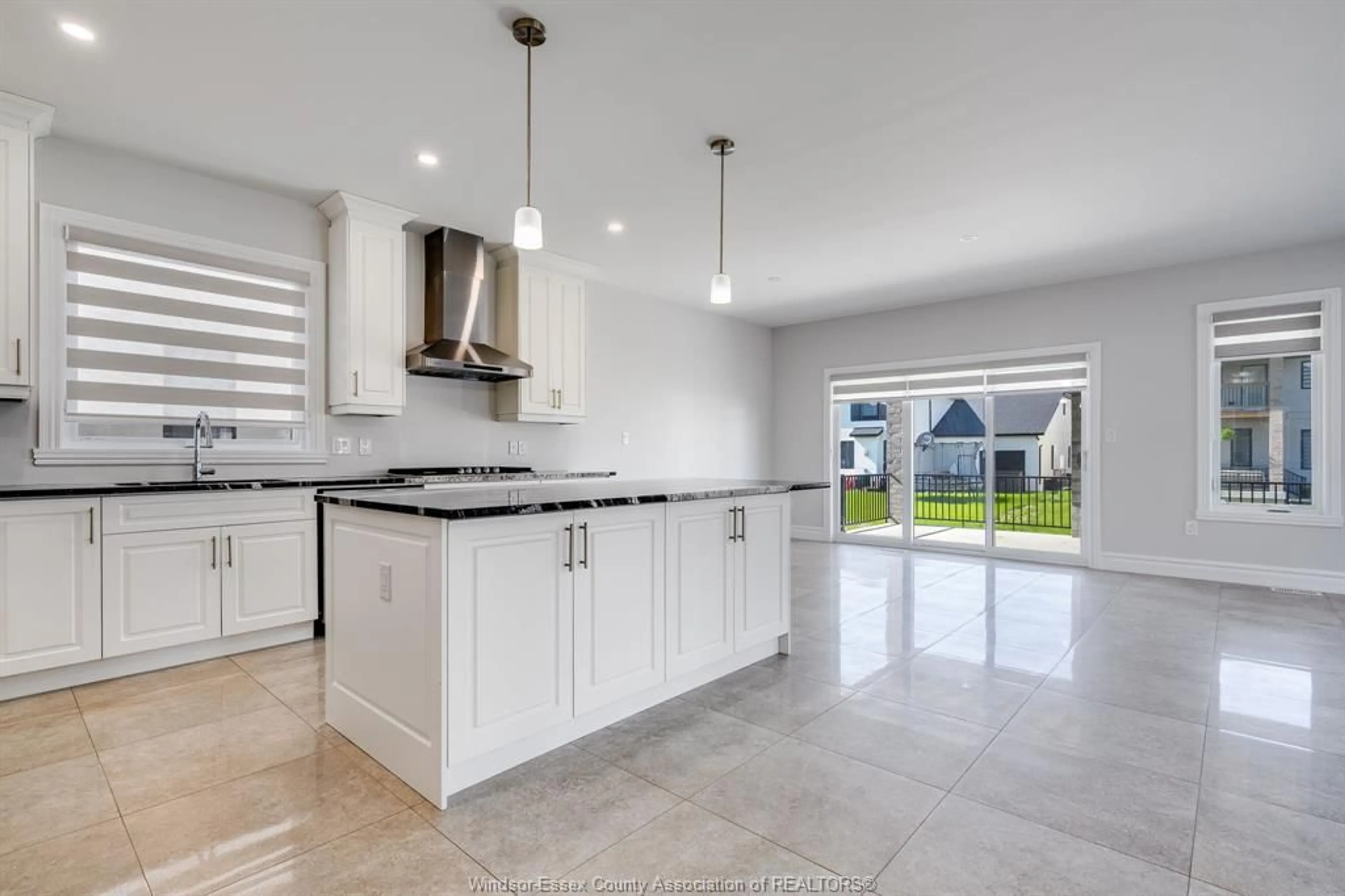 Open concept kitchen, ceramic/tile floor for 210 COWAN Crt, Amherstburg Ontario N9V 0G9