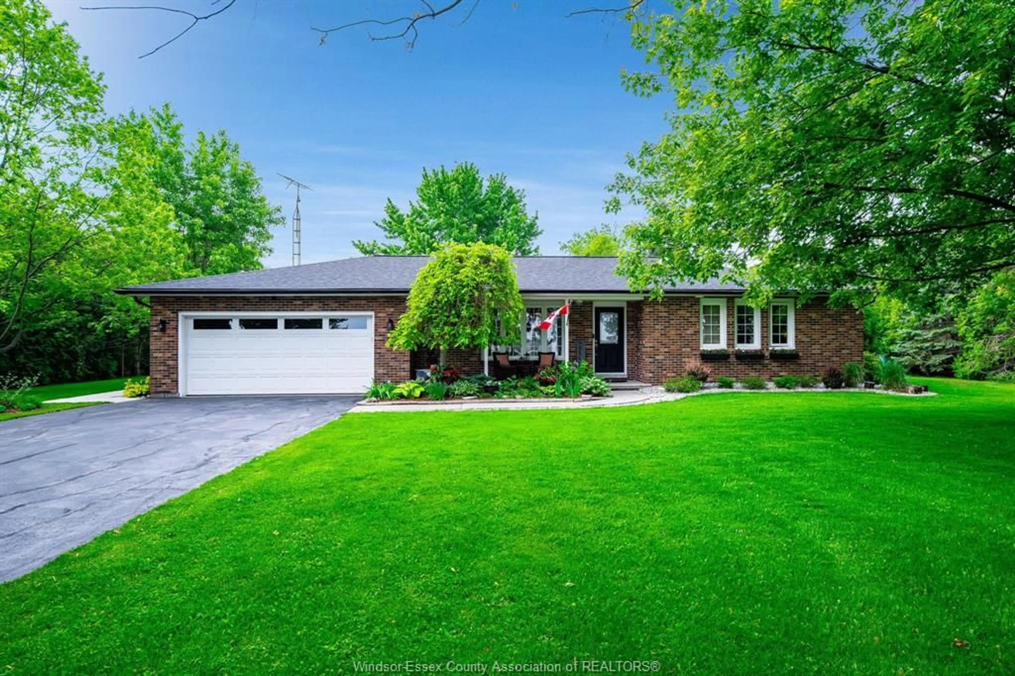 Home with brick exterior material, street for 2525 County Rd 12, Essex Ontario N8M 2X6