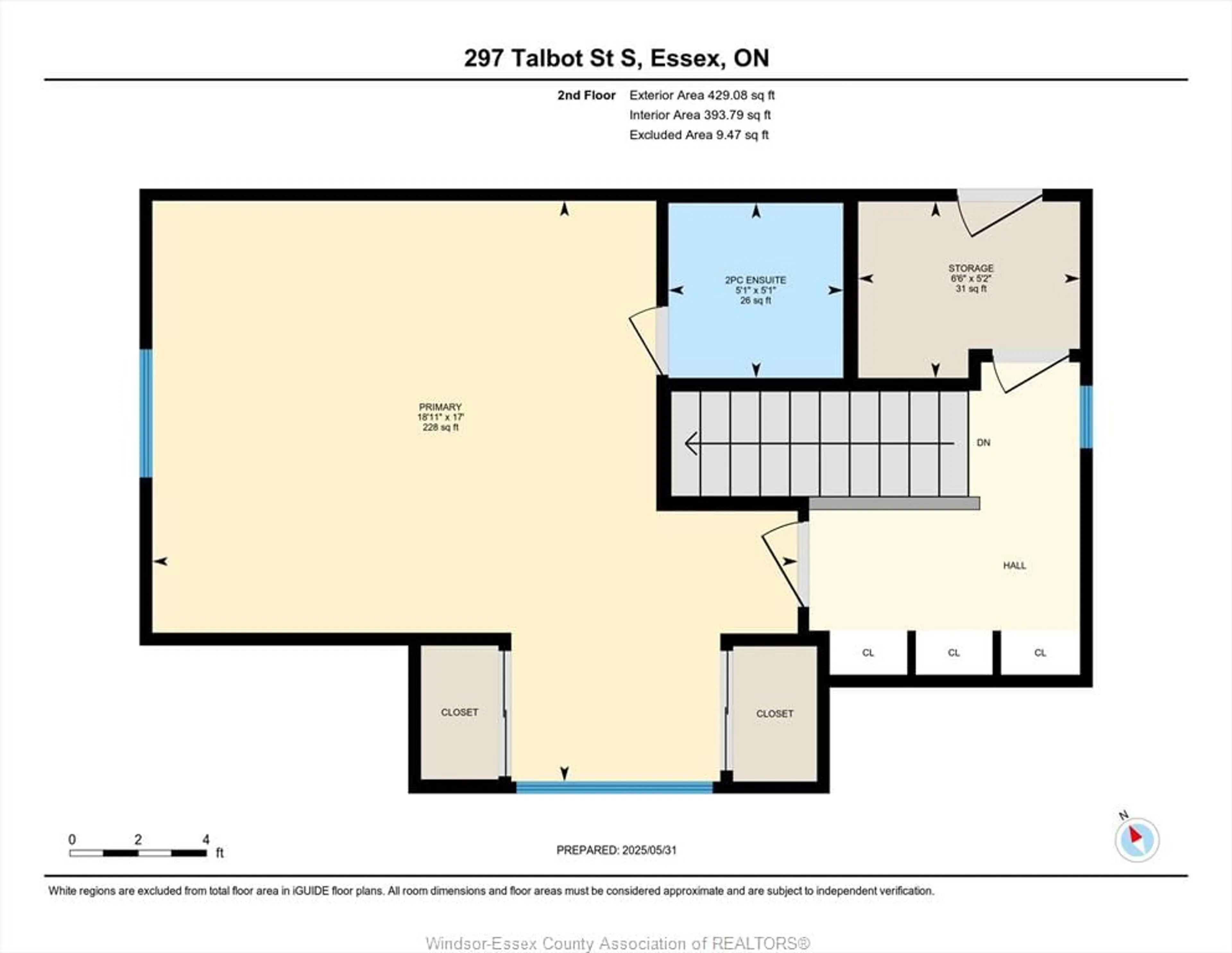 Floor plan for 297 TALBOT, Essex Ontario N8M 1C2