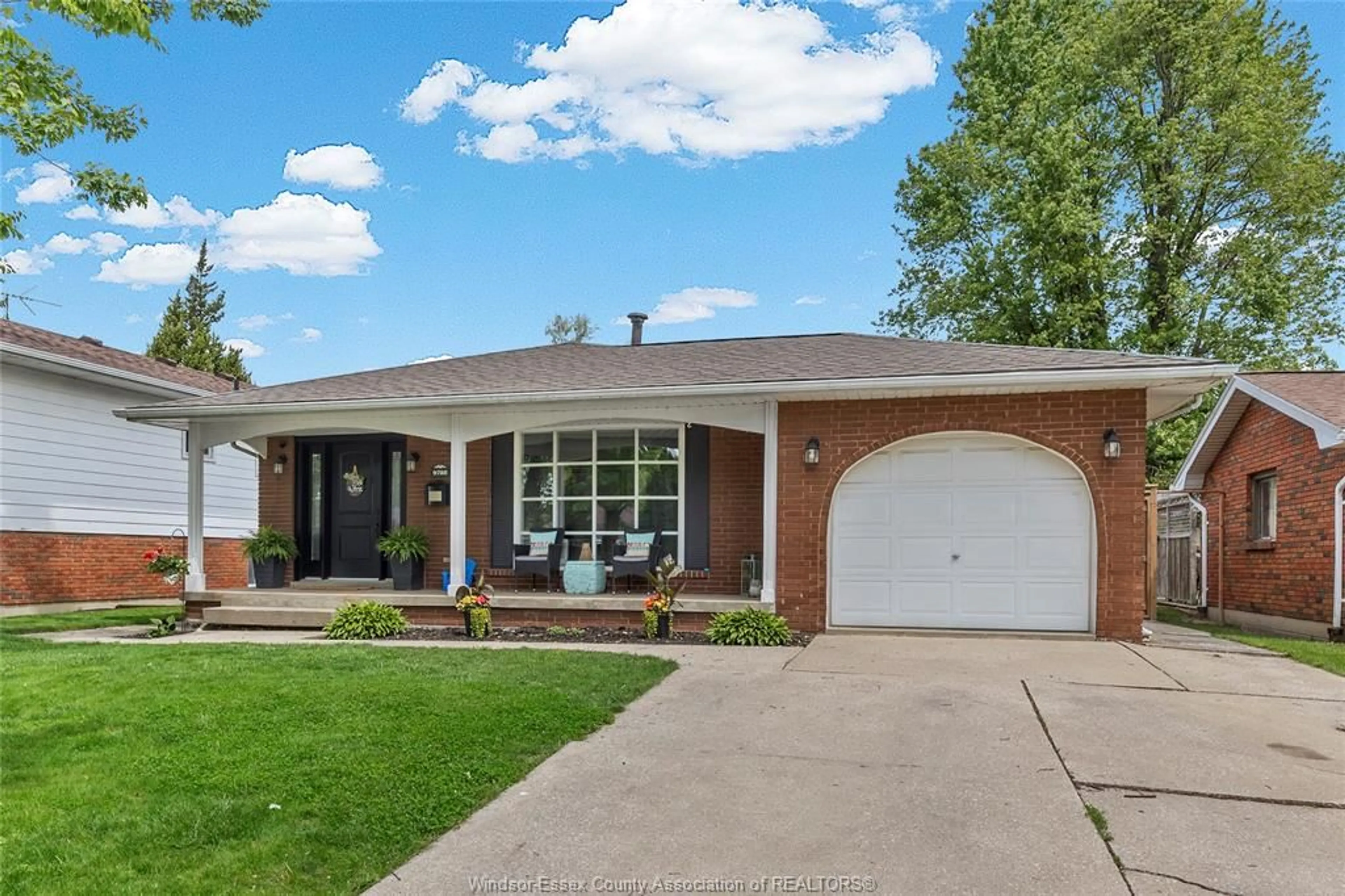 Home with brick exterior material, street for 9788 OSBORN Cres, Windsor Ontario N8R 1G3