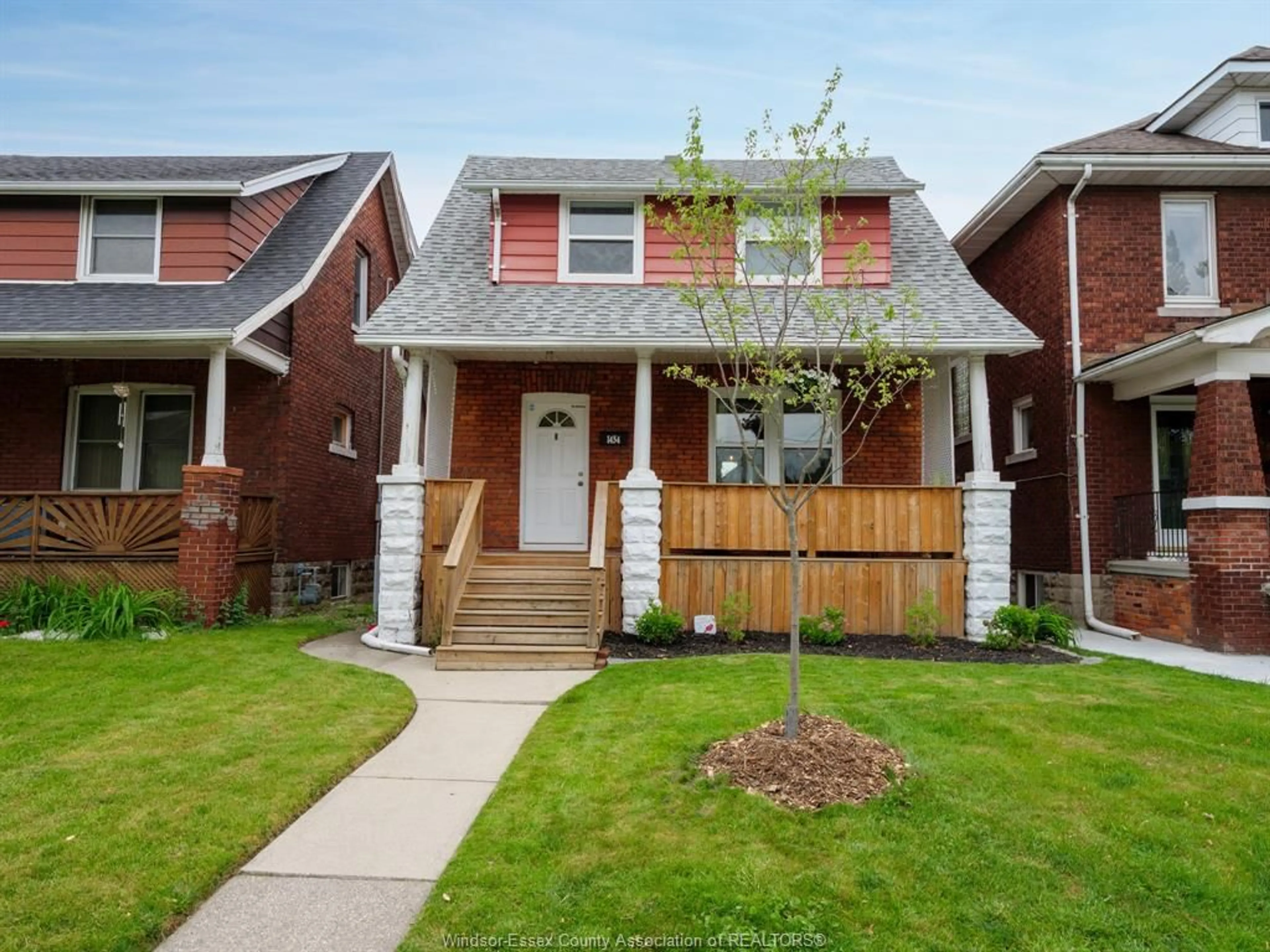 Home with brick exterior material, street for 1454 MOY Ave, Windsor Ontario N8X 4S8