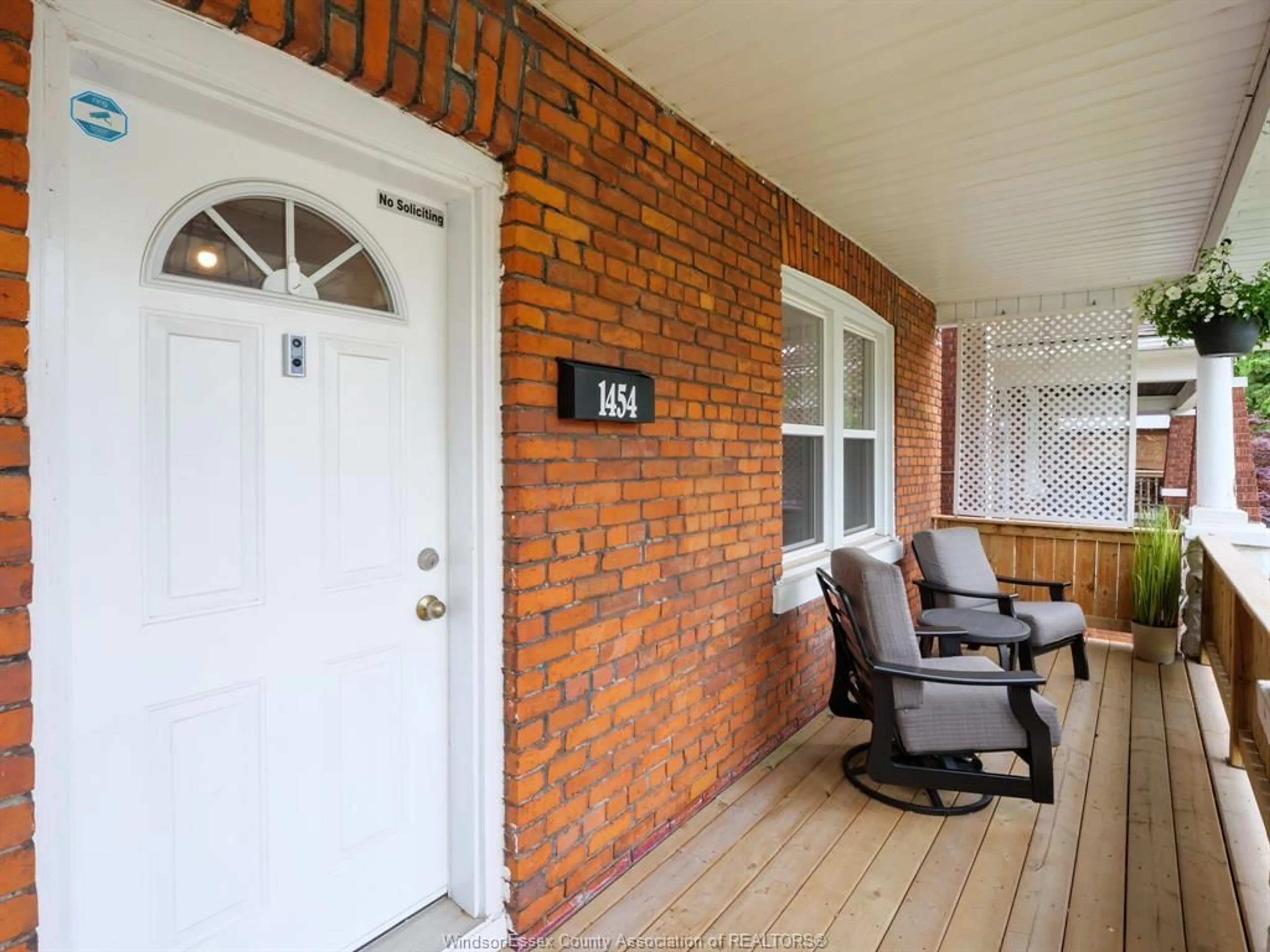 Home with brick exterior material, street for 1454 MOY Ave, Windsor Ontario N8X 4S8