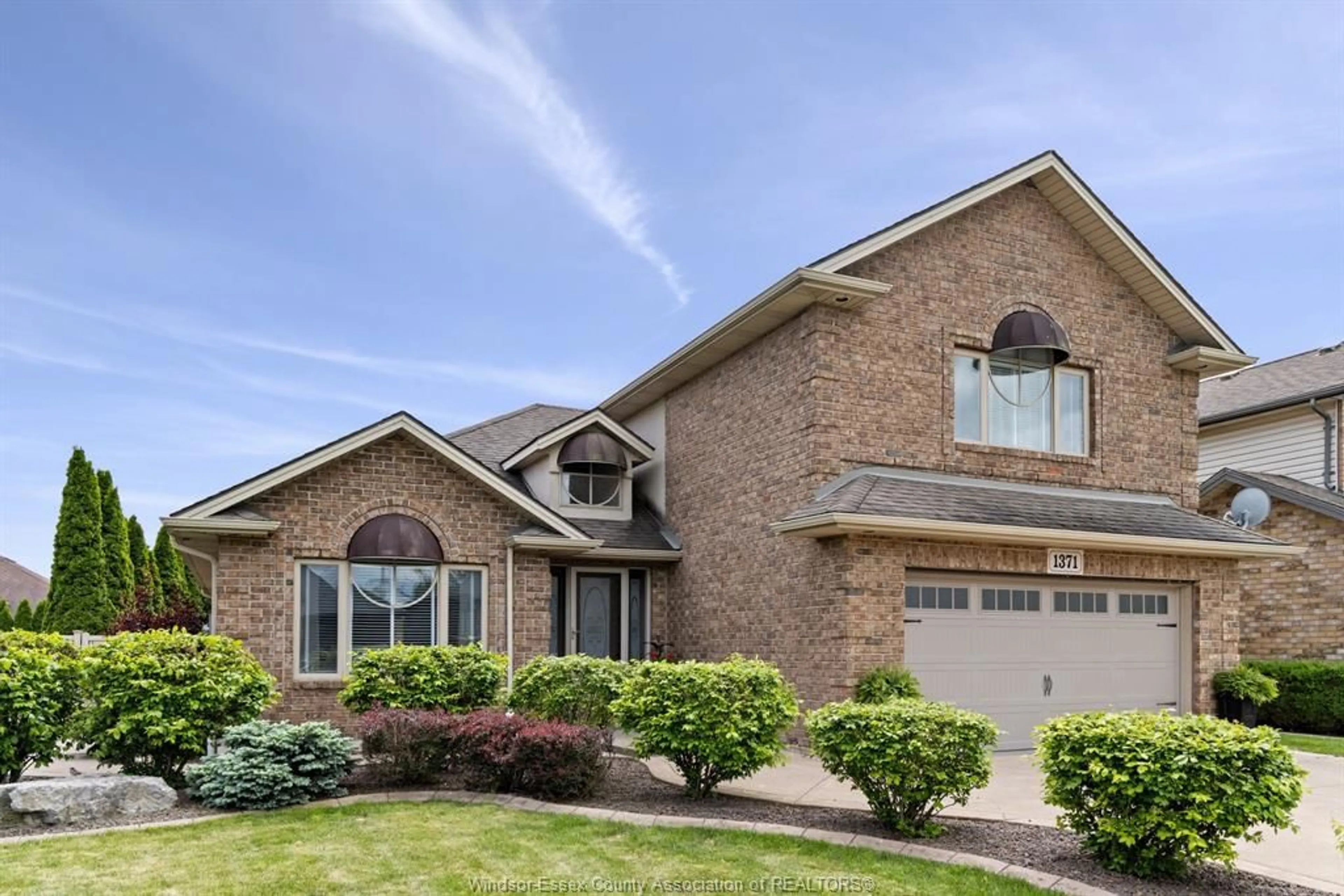 Home with brick exterior material, street for 1371 MATTHEW Cres, Lakeshore Ontario N0R 1A0