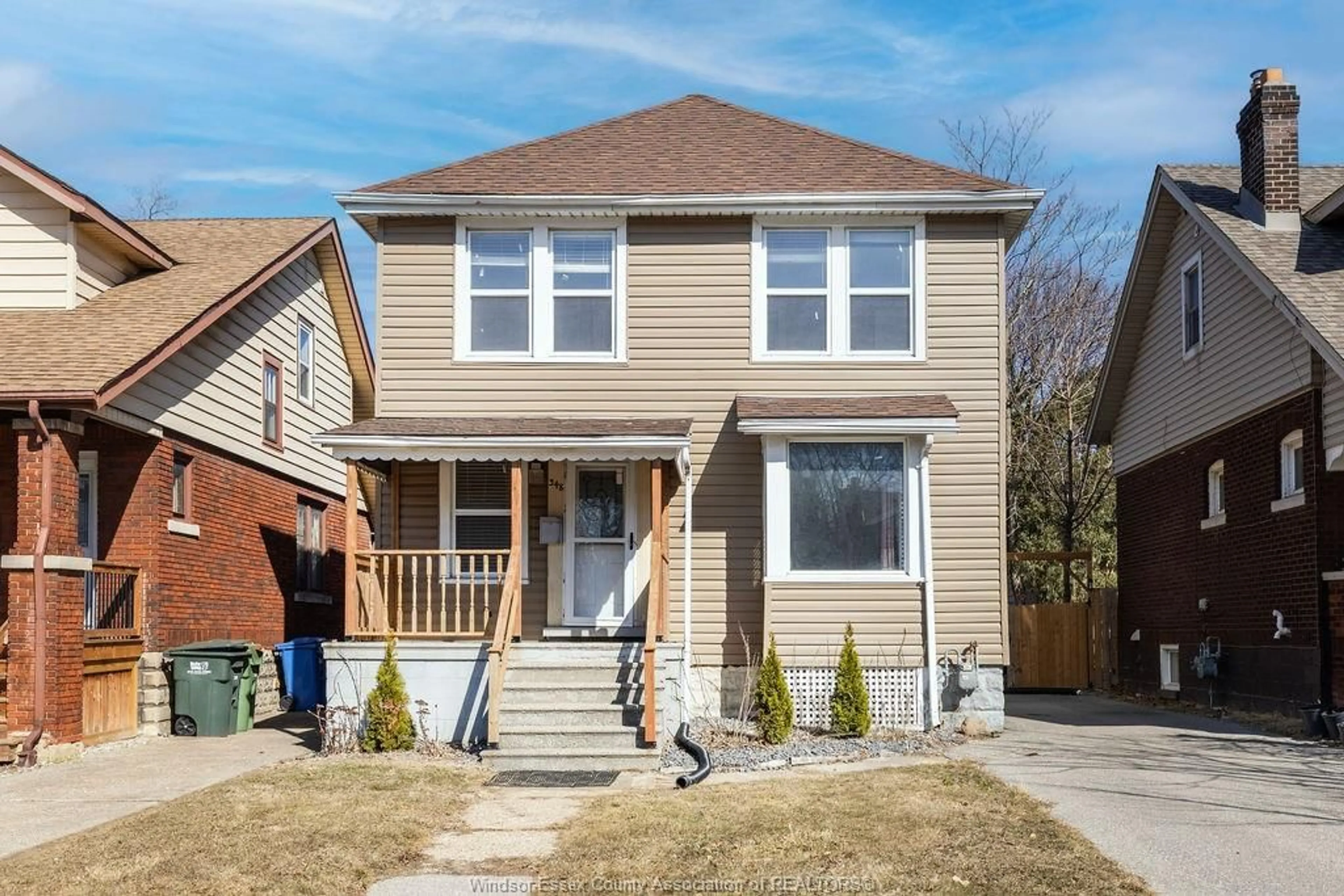 Home with brick exterior material, street for 348 RANKIN, Windsor Ontario N9B 2R7