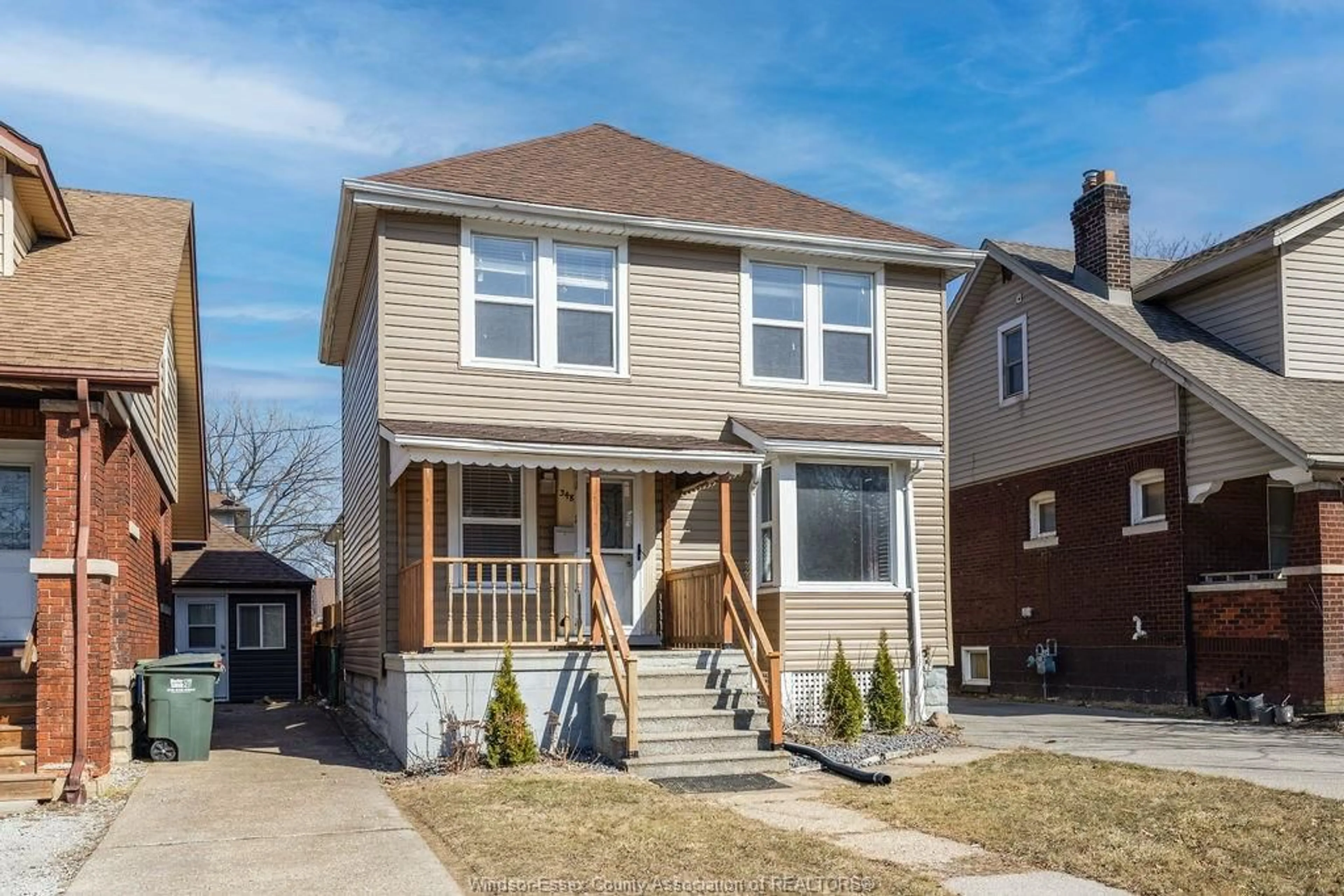 Home with brick exterior material, street for 348 RANKIN, Windsor Ontario N9B 2R7
