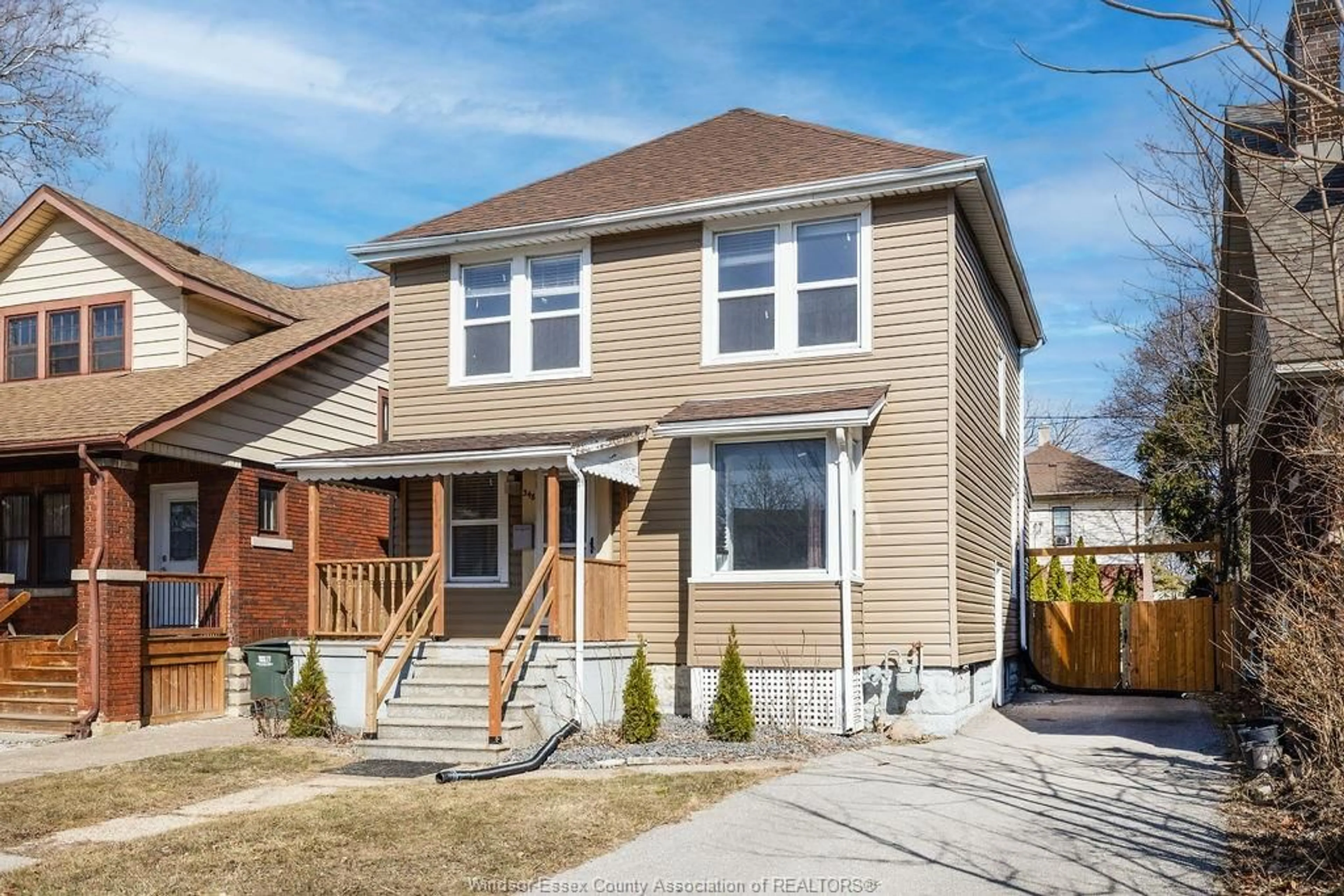 Home with brick exterior material, street for 348 RANKIN, Windsor Ontario N9B 2R7