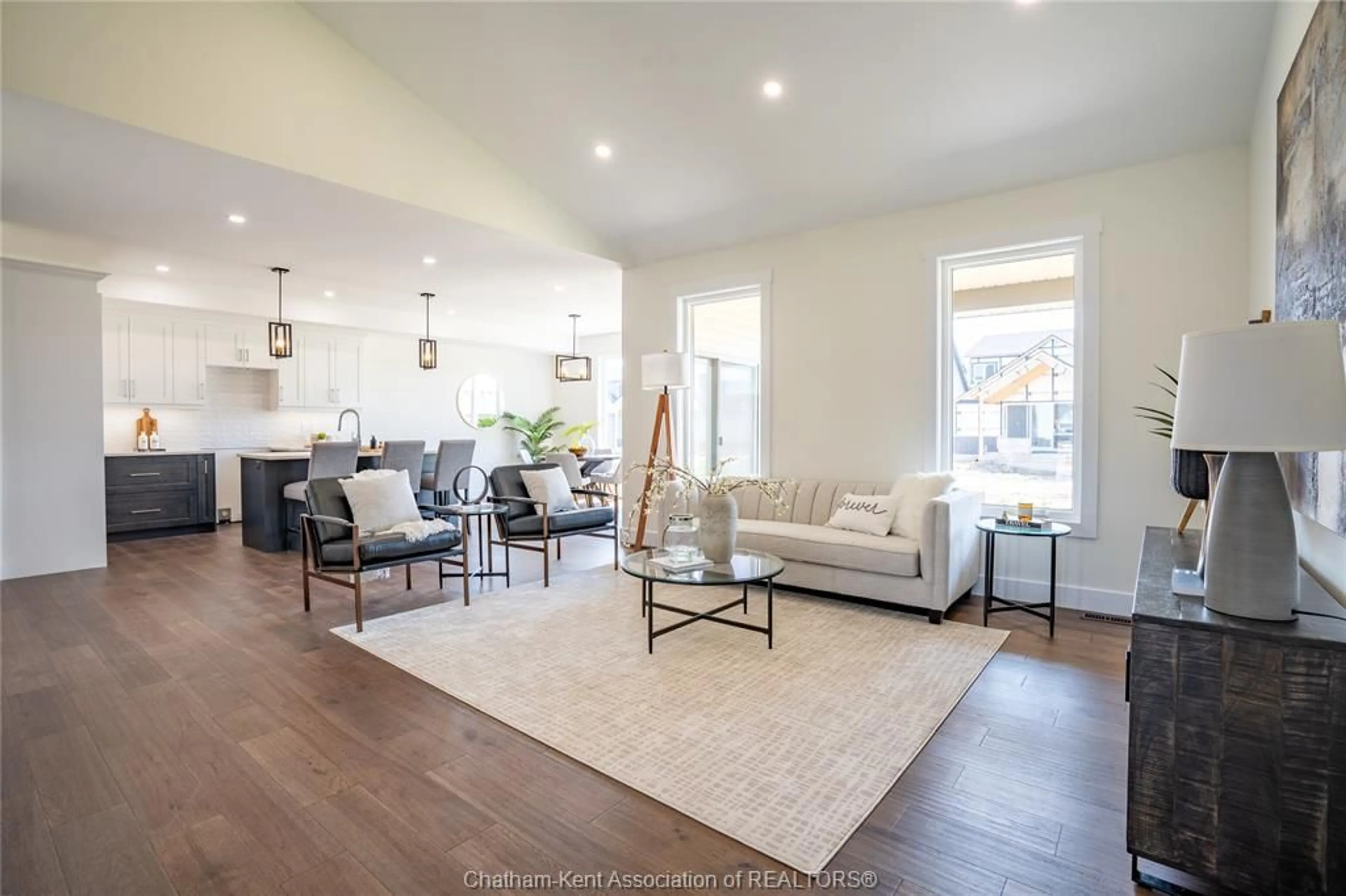 Living room with furniture, unknown for 128 Landings Pass, Chatham Ontario N7L 0A4