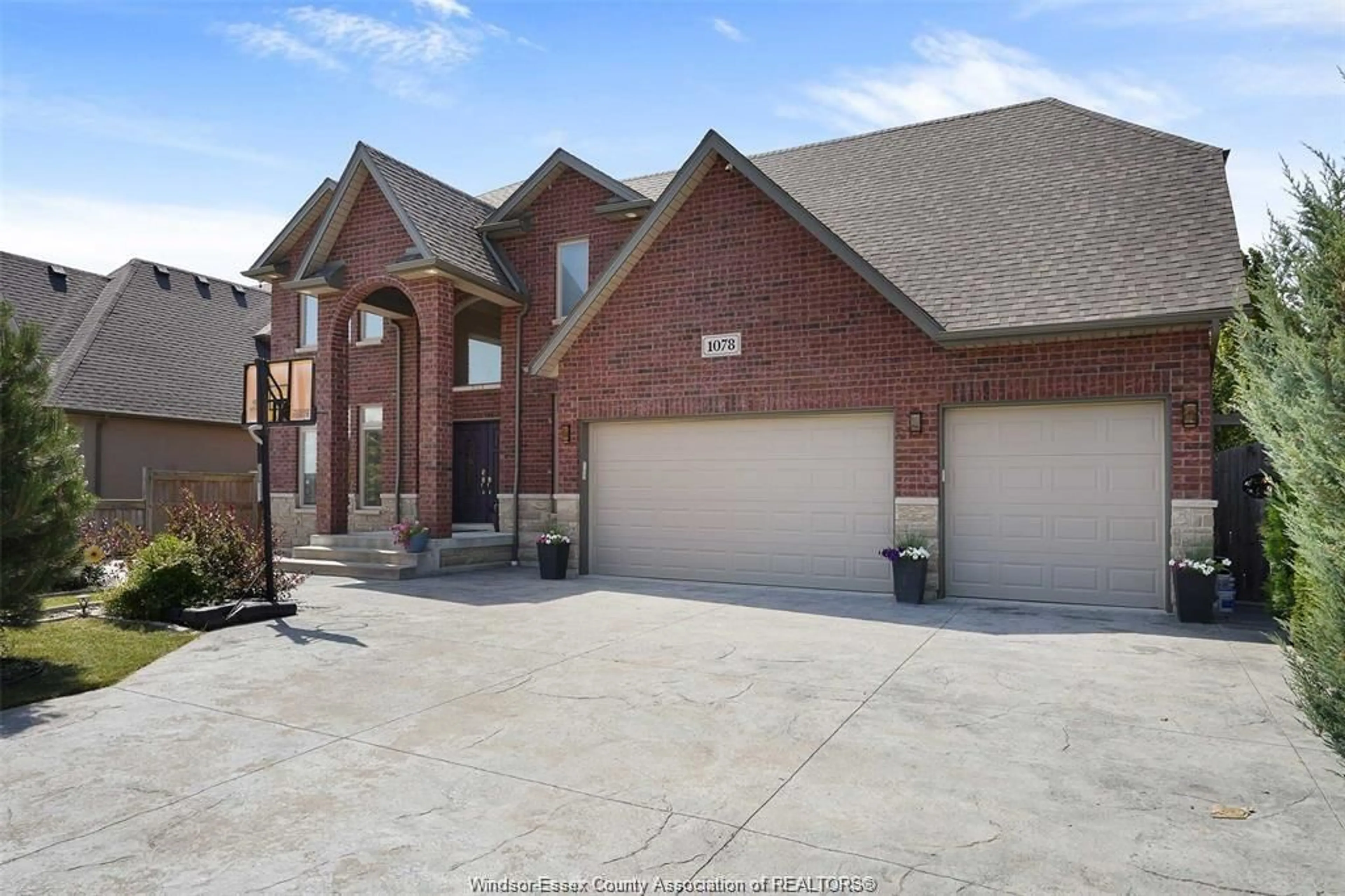 Home with brick exterior material, street for 1078 CHARLOTTE Cres, Lakeshore Ontario N0R 1A0