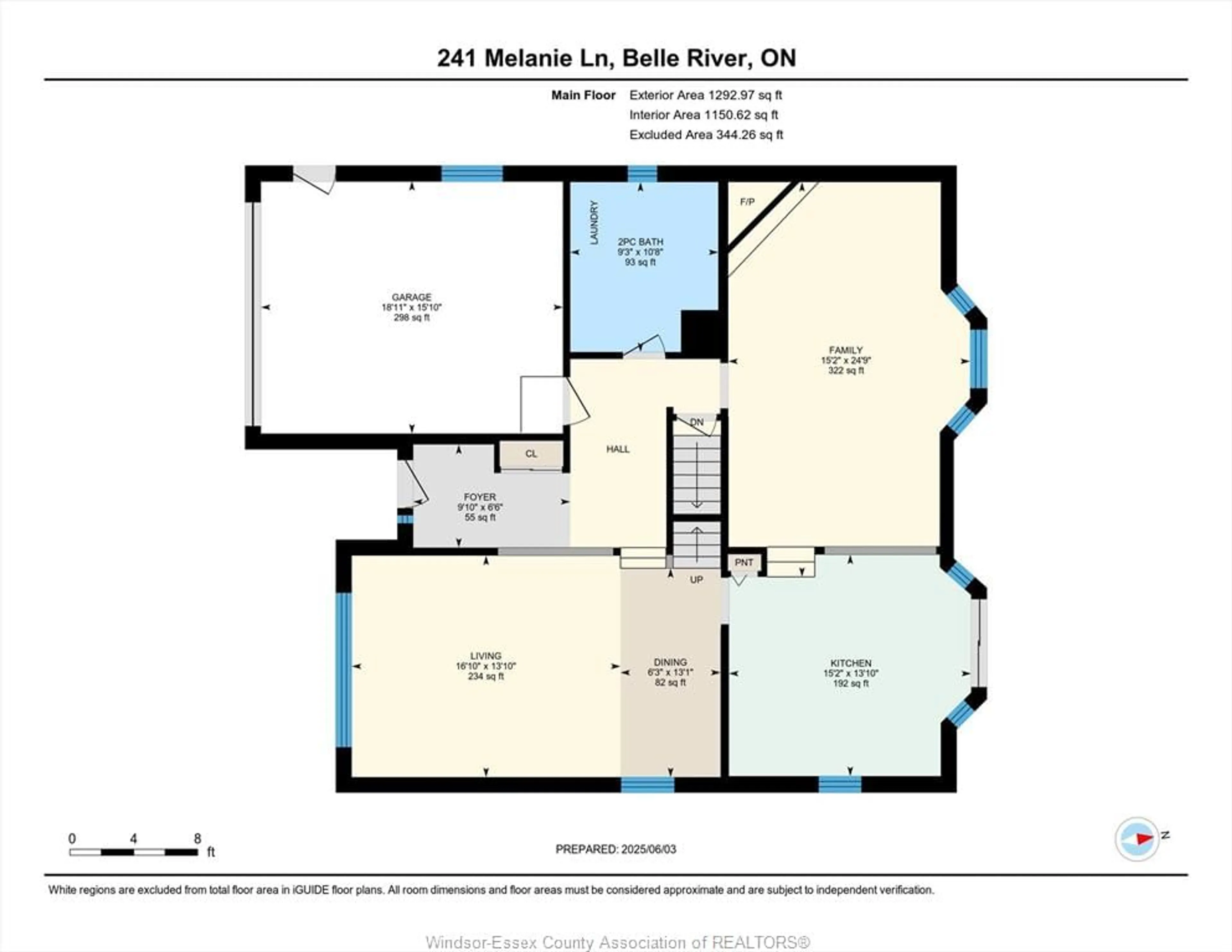 Floor plan for 241 MELANIE Lane, Lakeshore Ontario N0R 1A0