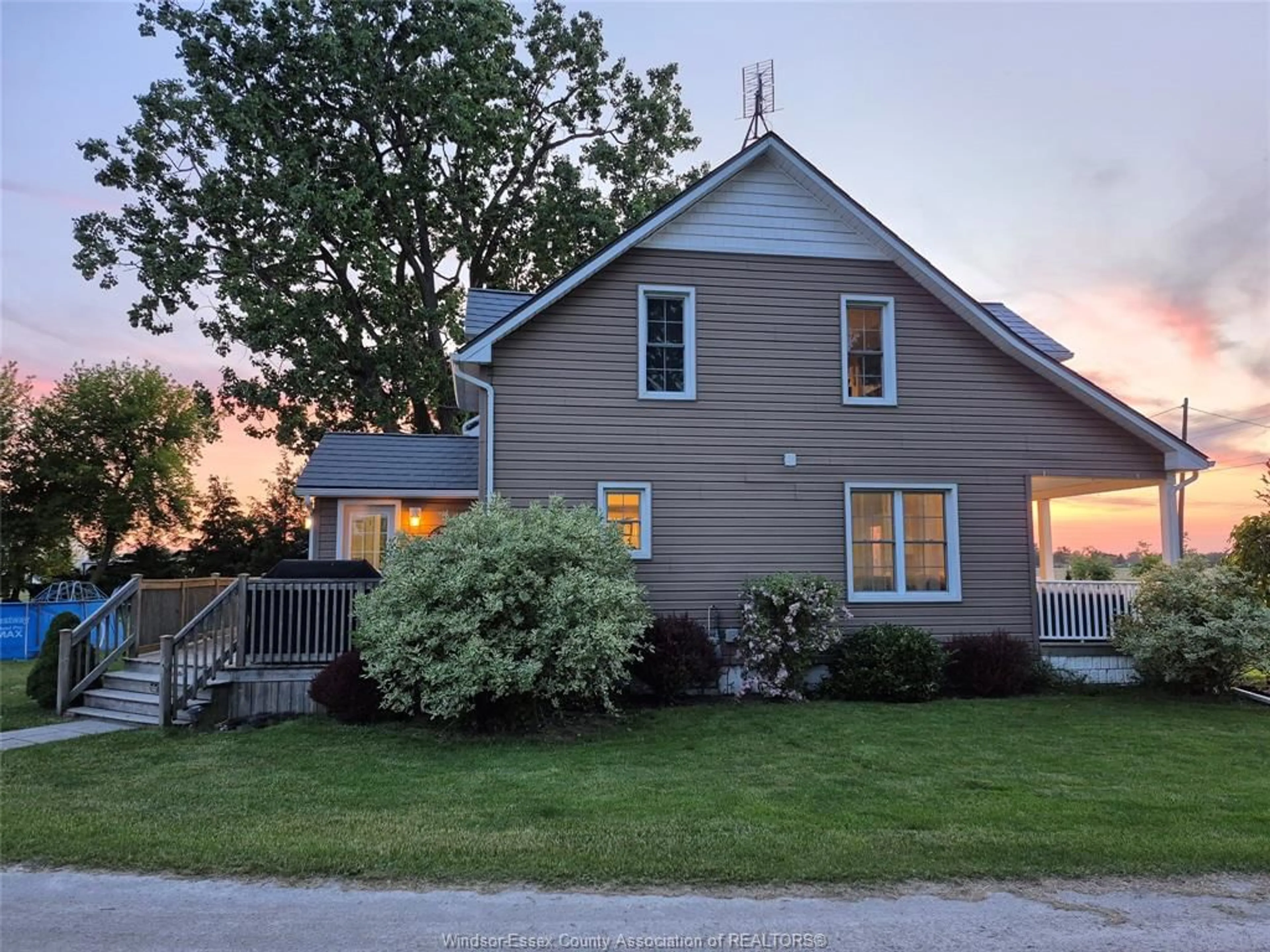 A pic from outside/outdoor area/front of a property/back of a property/a pic from drone, street for 482 COUNTY RD 8, Kingsville Ontario N0R 1V0