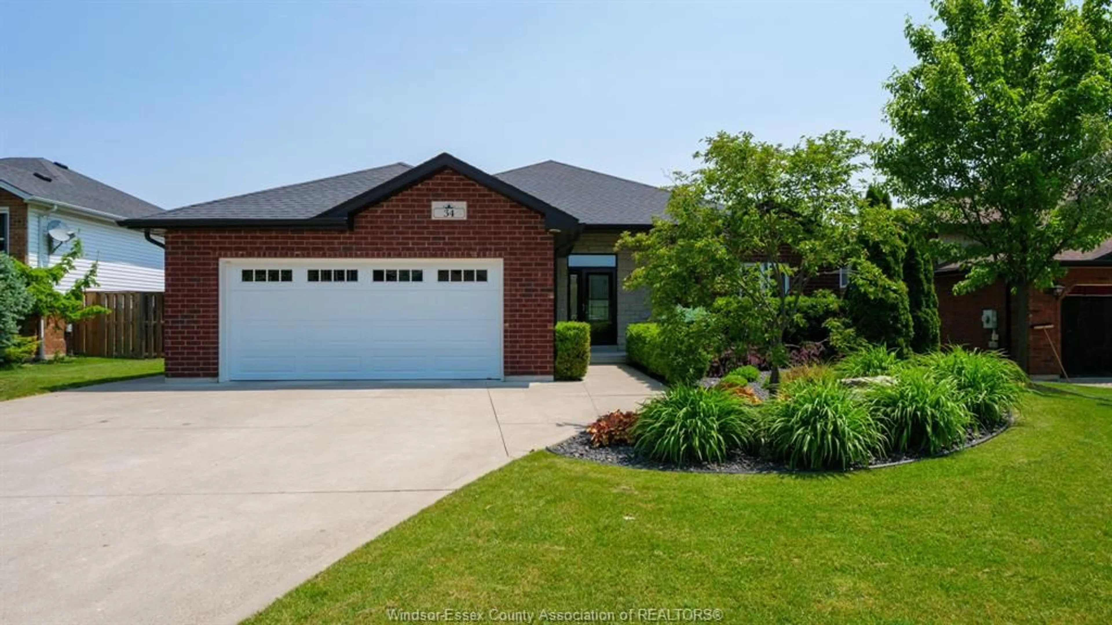 Home with brick exterior material, street for 34 MARTIN Cres, Amherstburg Ontario N9V 4B7