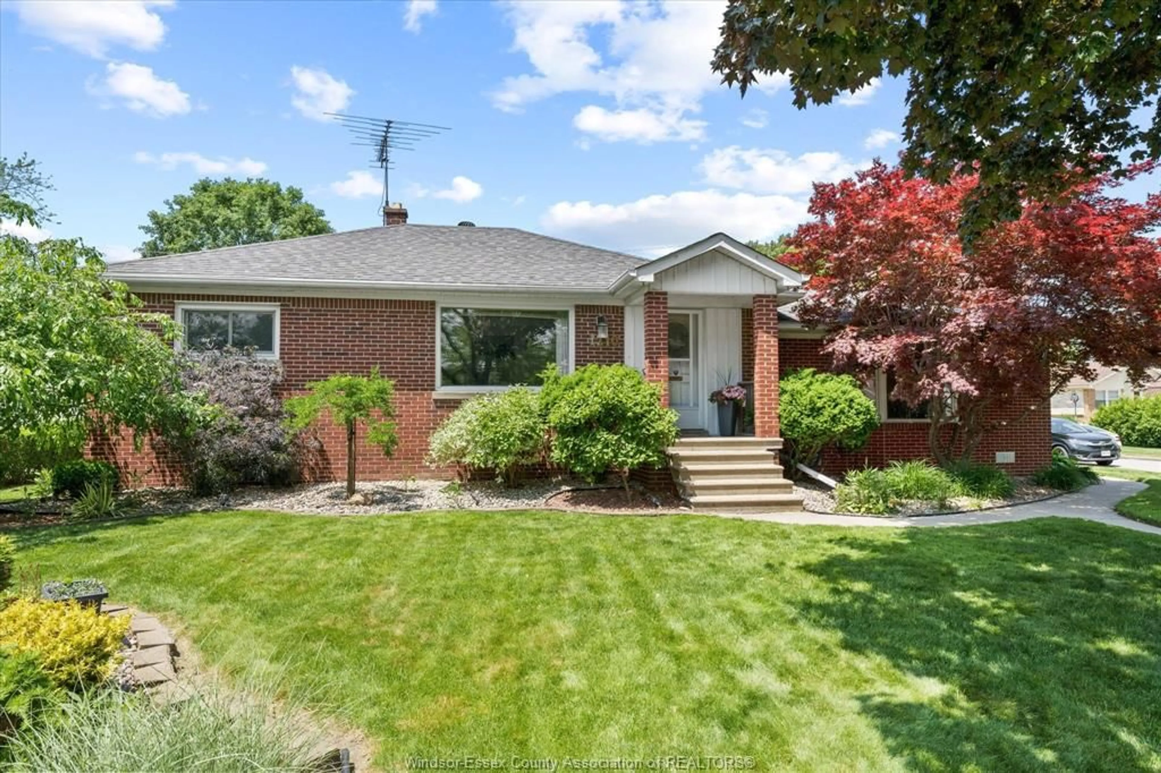 Home with brick exterior material, street for 1210 ROSELAWN Dr, Windsor Ontario N9E 1L6