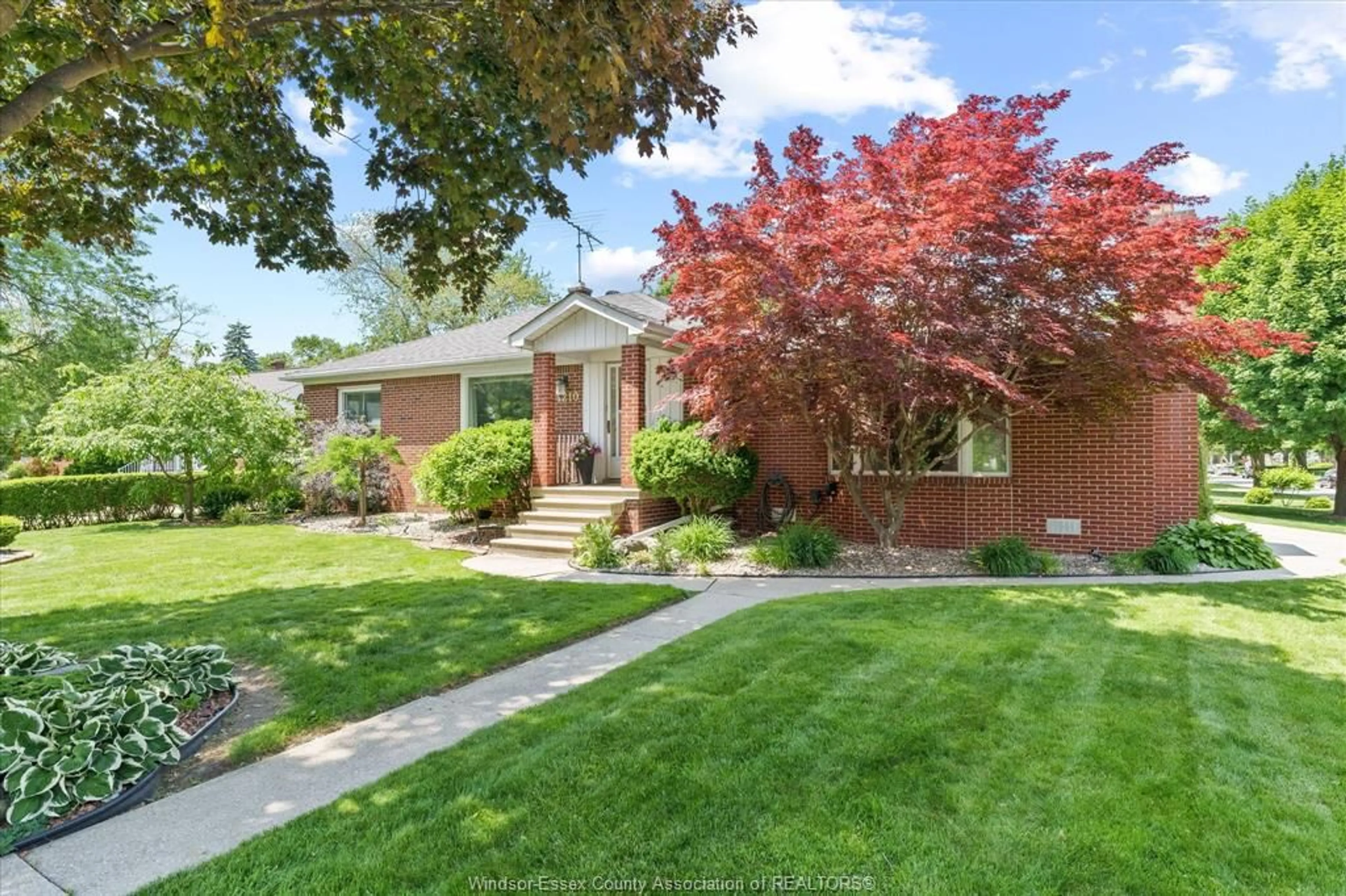 Home with brick exterior material, street for 1210 ROSELAWN Dr, Windsor Ontario N9E 1L6