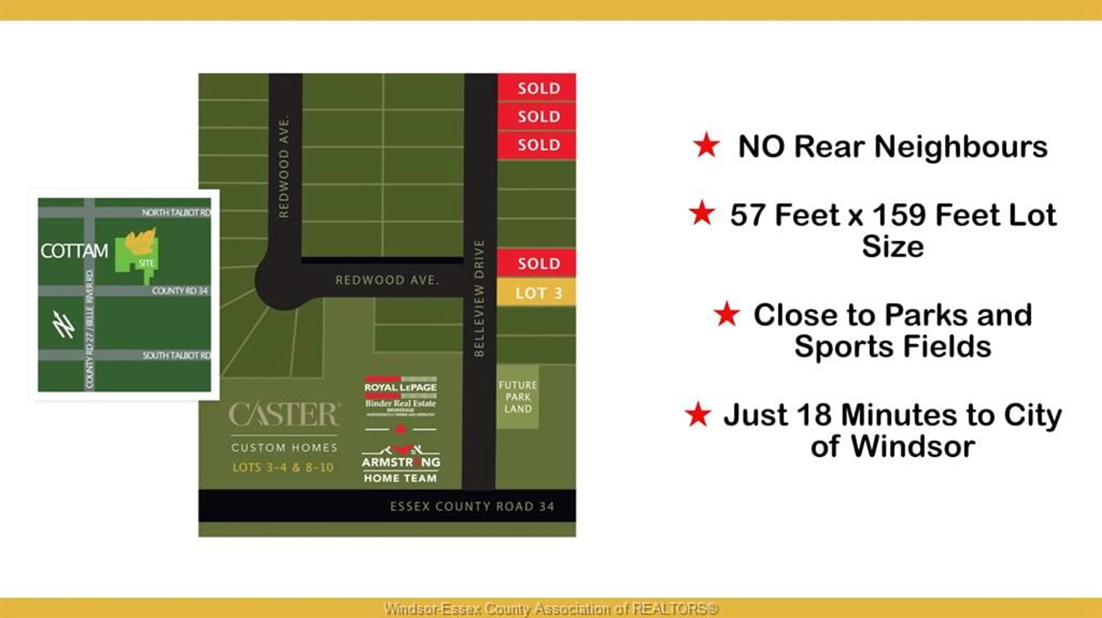 Floor plan for Lot 3 BELLEVIEW Dr, Cottam Ontario N0R 1B0