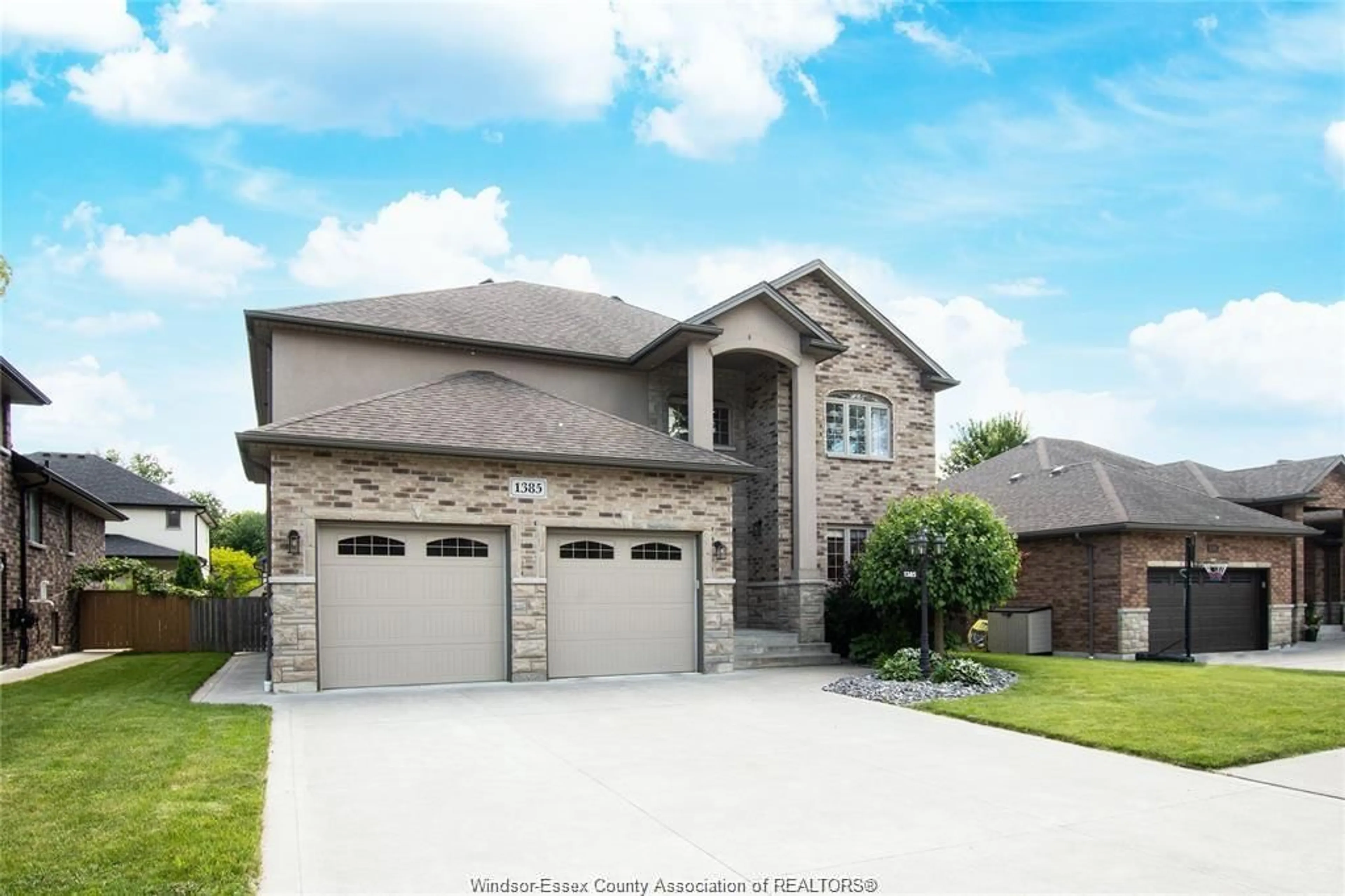 Home with brick exterior material, street for 1385 MAPLE, LaSalle Ontario N9J 0B3
