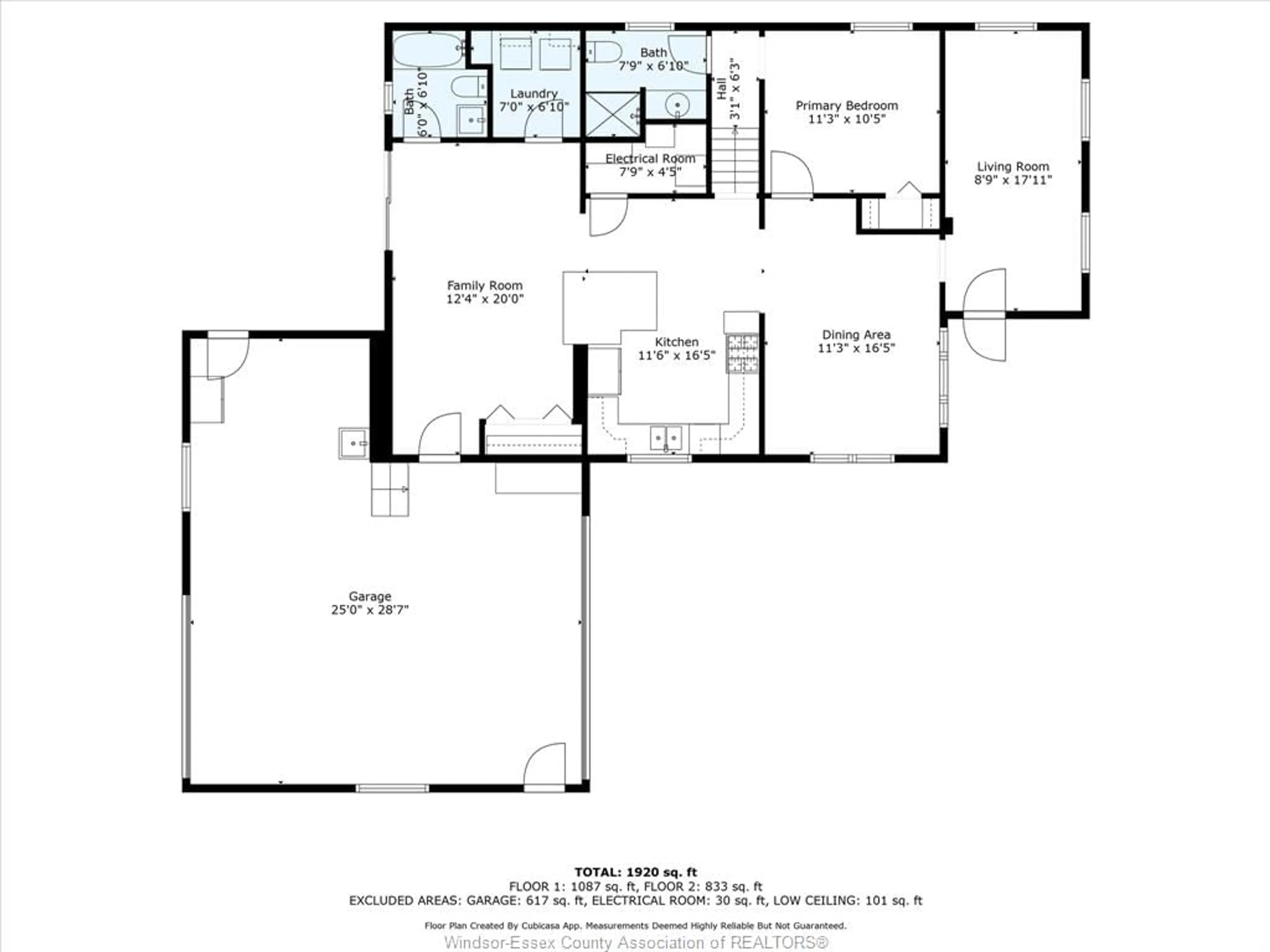 Floor plan for 553 OLD TECUMSEH Rd, Lakeshore Ontario N0R 1A0