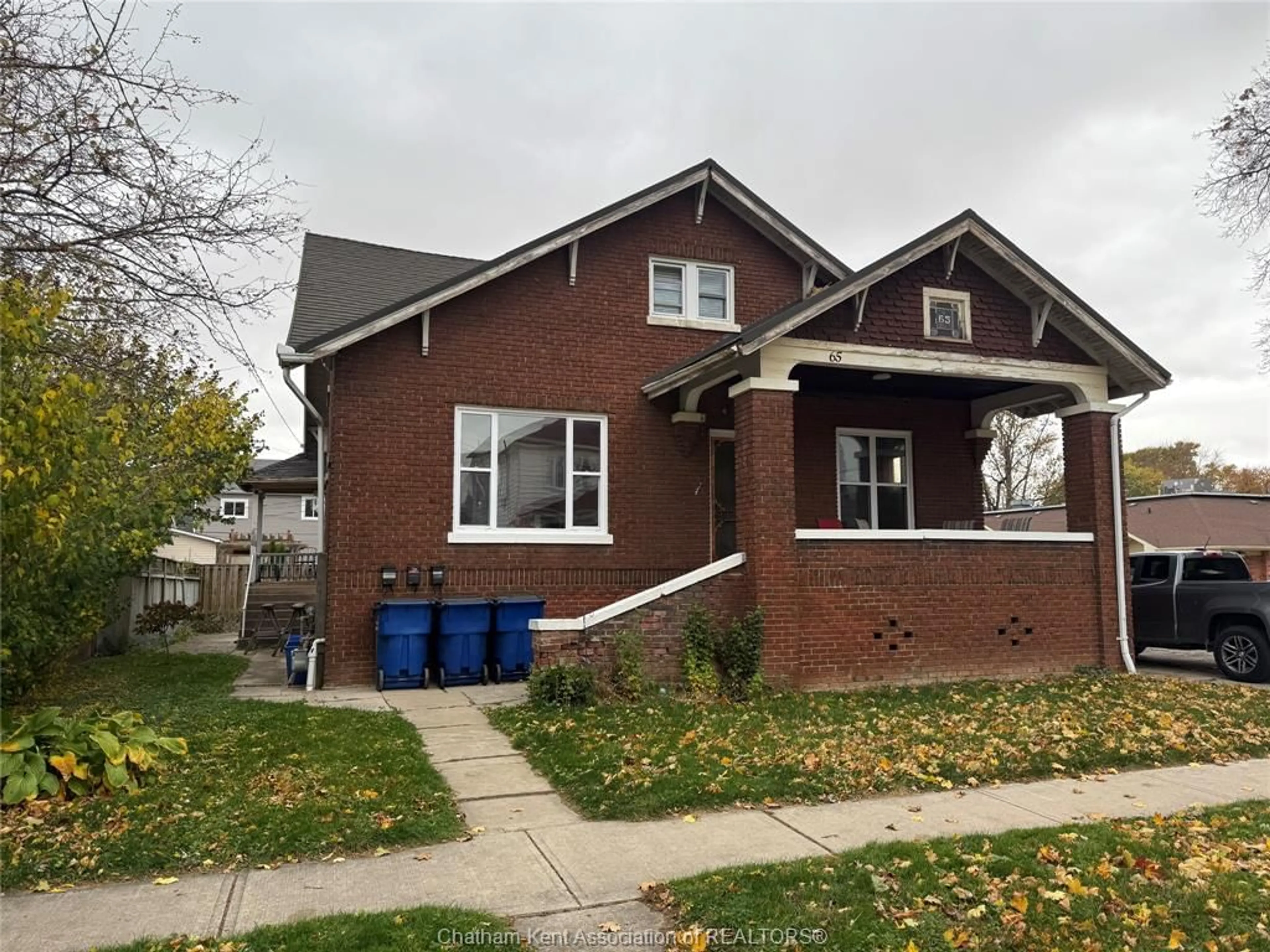 Home with brick exterior material, street for 65 SELKIRK St, Chatham Ontario N7L 1Y8