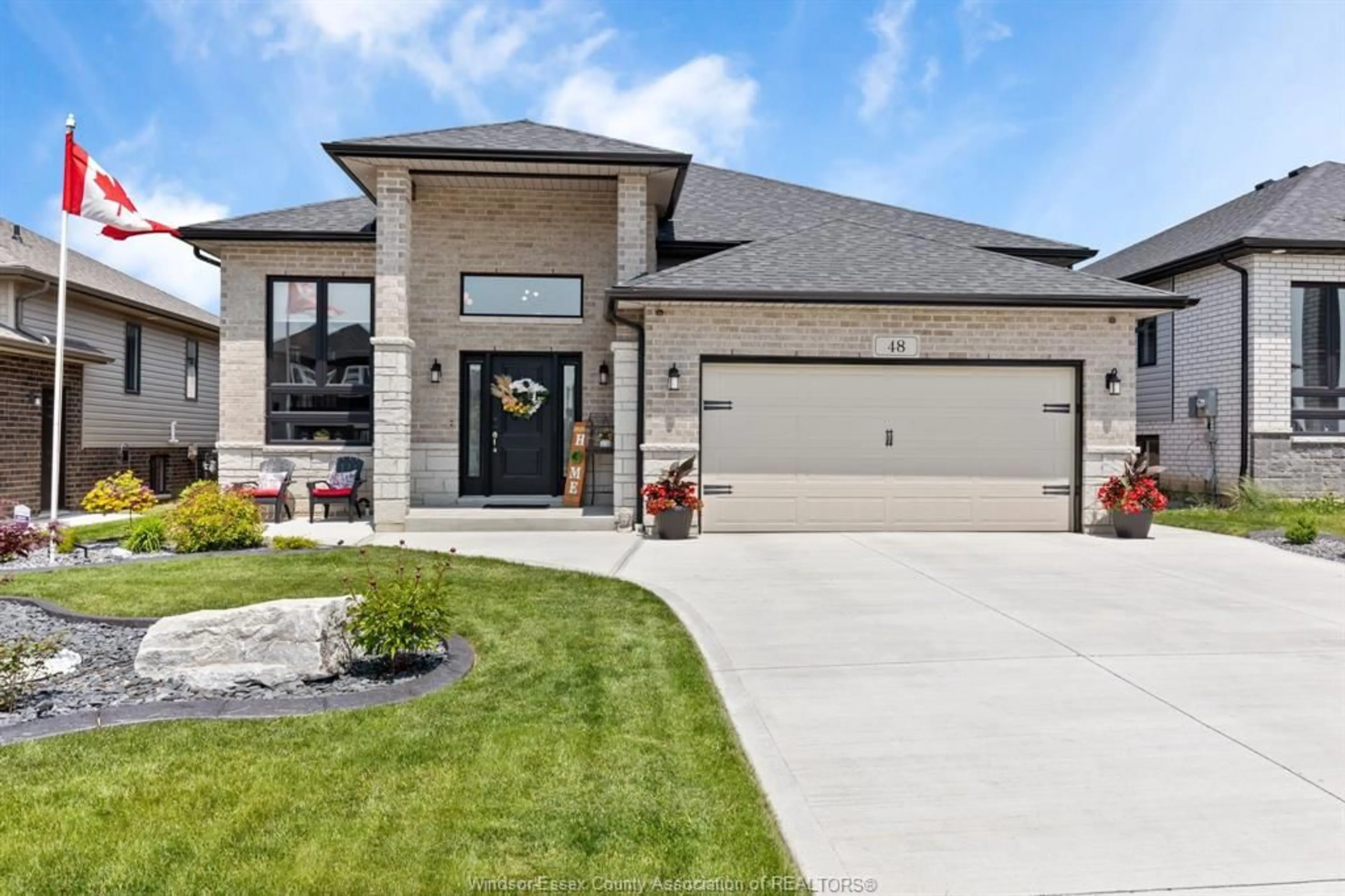 Home with brick exterior material, street for 48 KINGSBRIDGE Dr, Amherstburg Ontario N9V 4A5