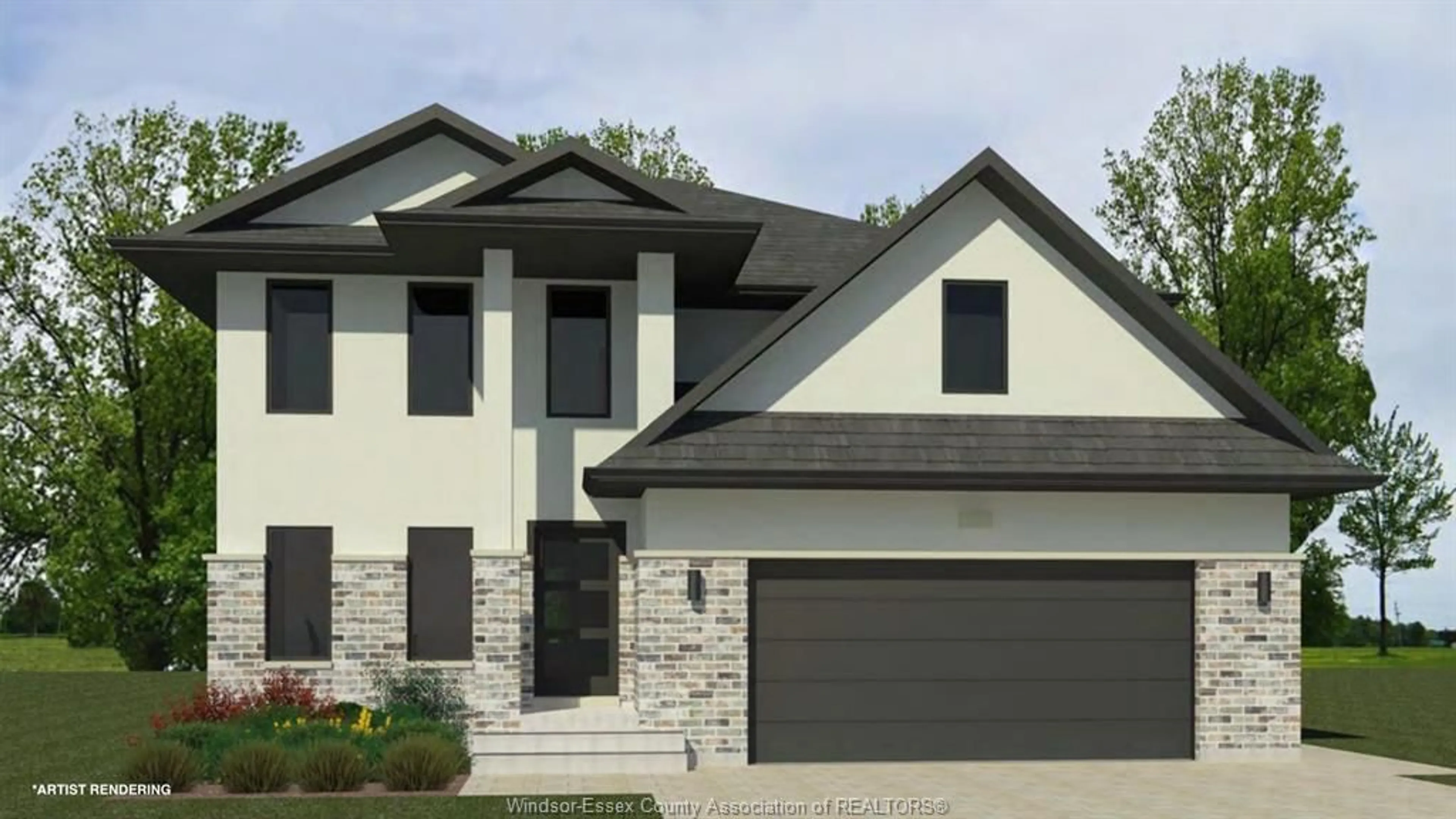 Home with brick exterior material, street for Lot 10 BELLEVIEW Dr, Cottam Ontario N0R 1B0