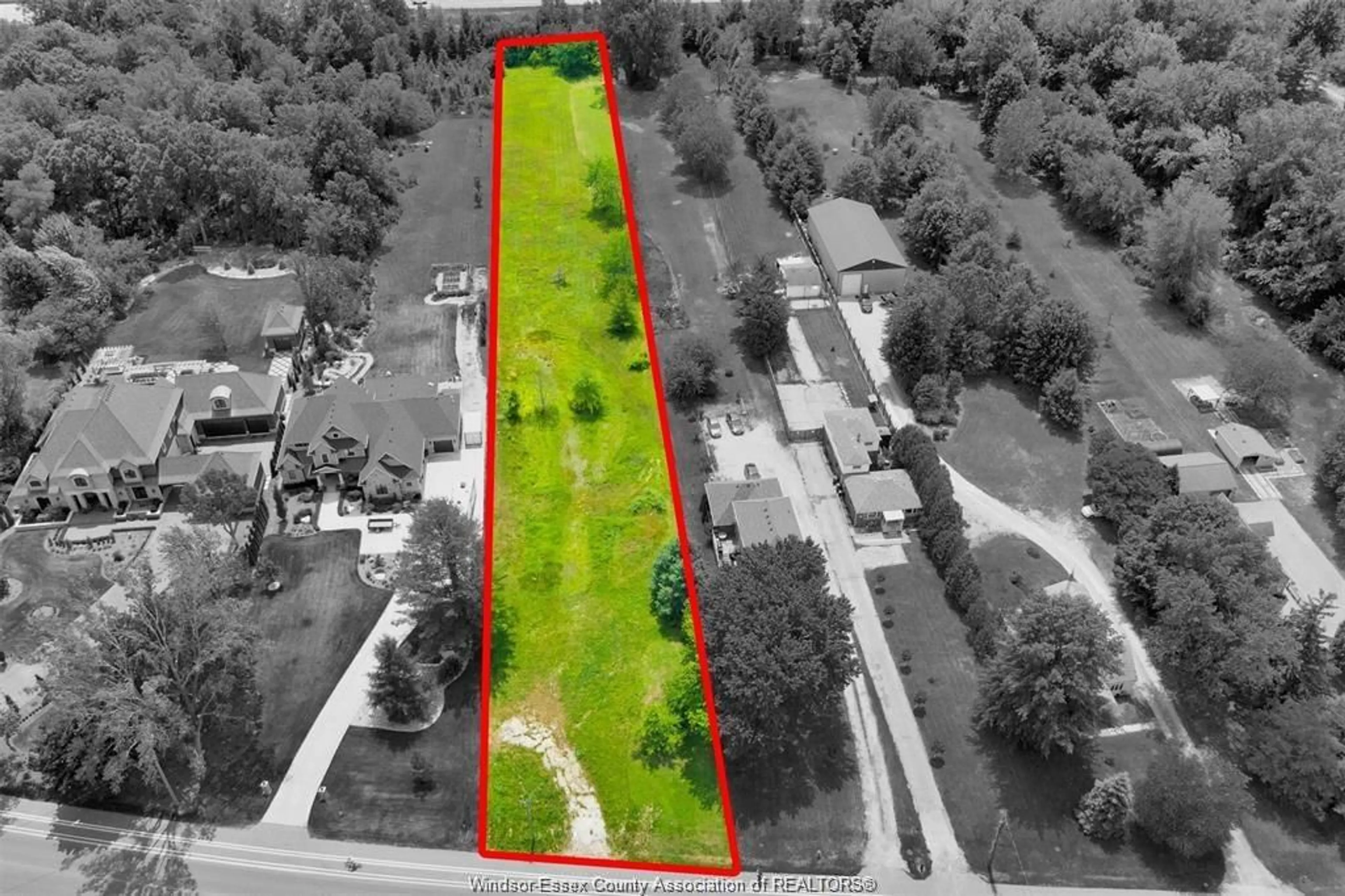 A pic from outside/outdoor area/front of a property/back of a property/a pic from drone, street for 791 OLD TECUMSEH Rd, Lakeshore Ontario N0R 1A0