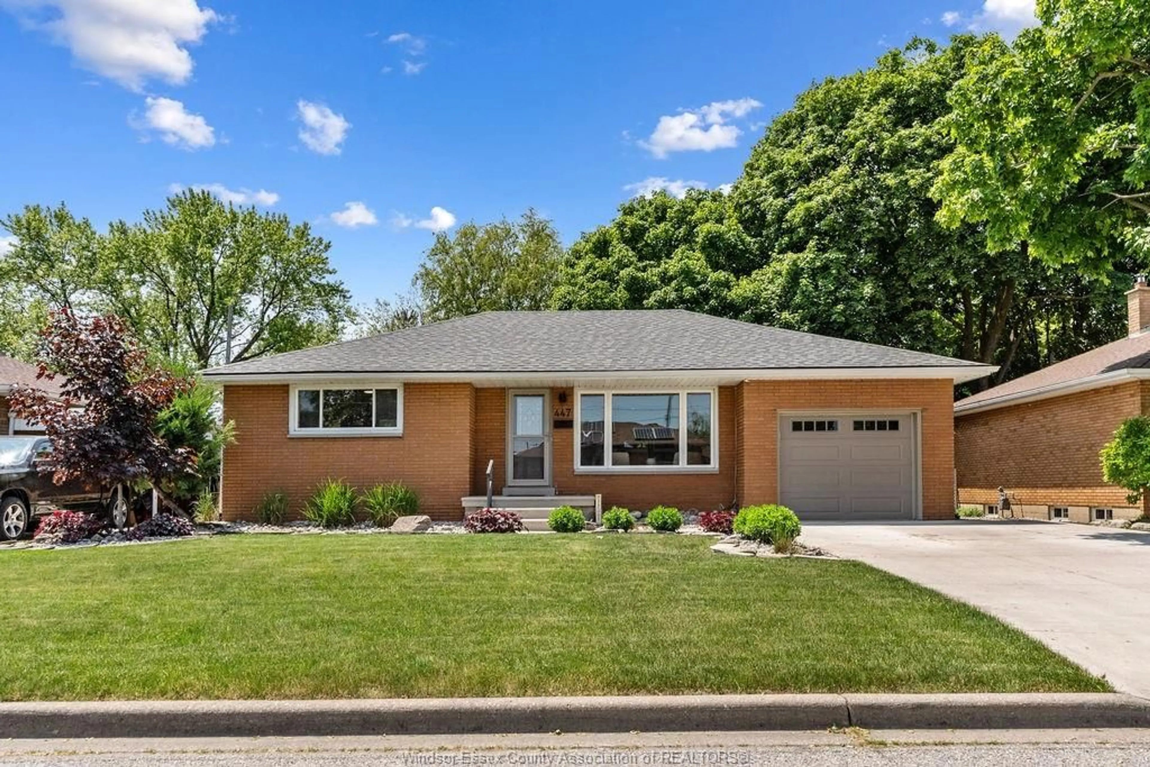 Home with brick exterior material, street for 447 LAPORTE Ave, Windsor Ontario N8S 3R1