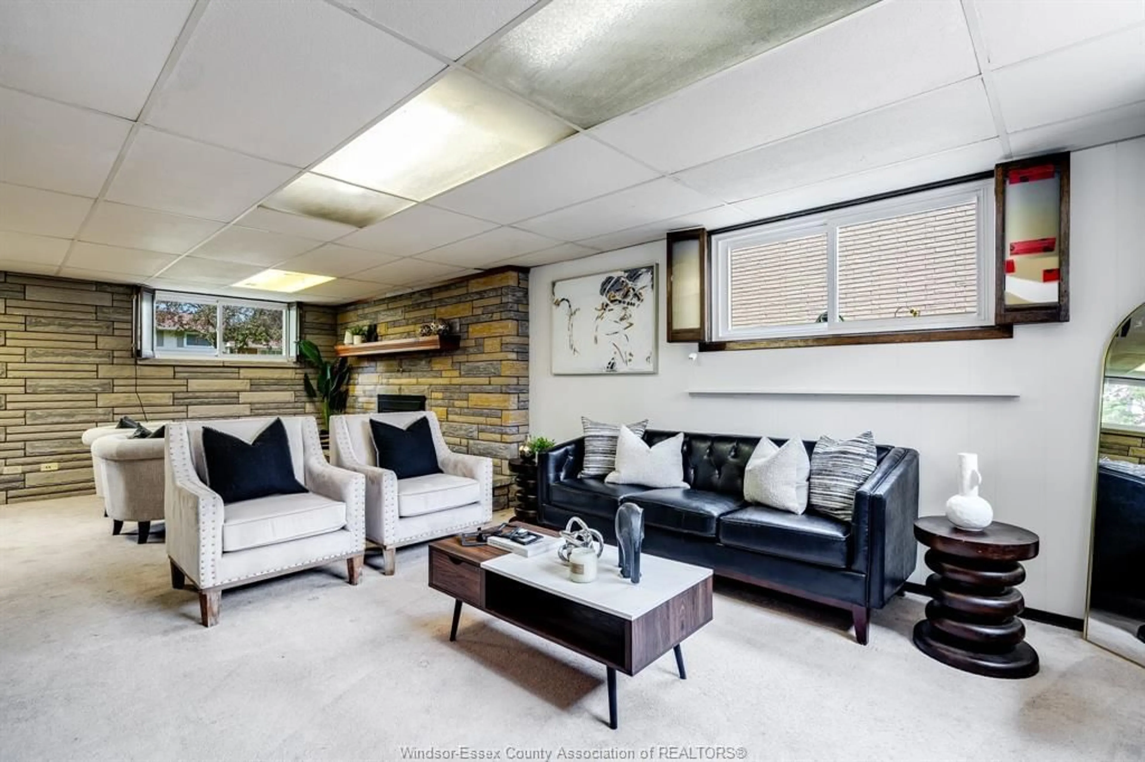 Living room with furniture, unknown for 1117 SUMACH Cres, Windsor Ontario N8S 2S5