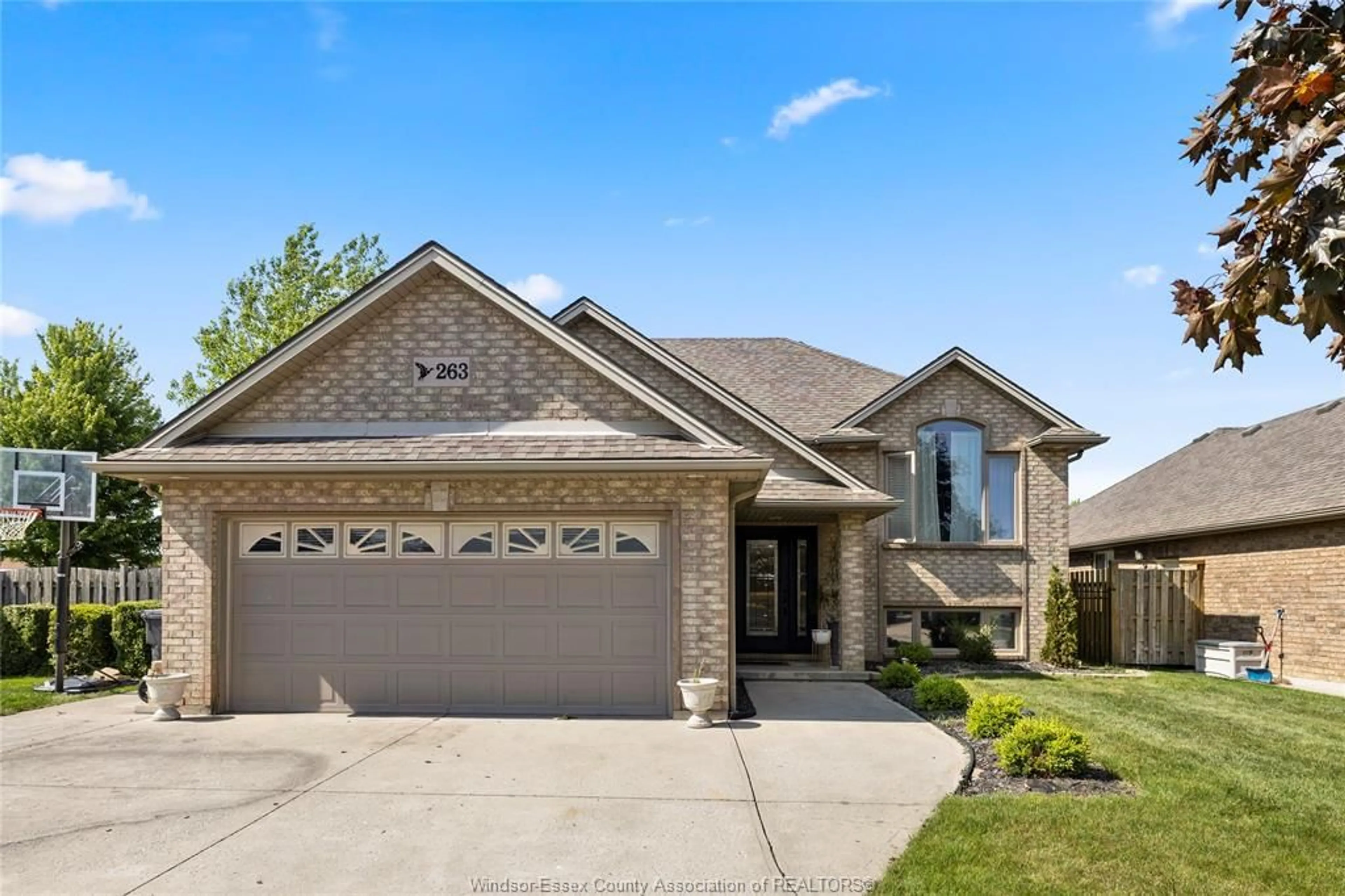 Home with brick exterior material, street for 263 St Peter, Belle River Ontario N0R 1A0