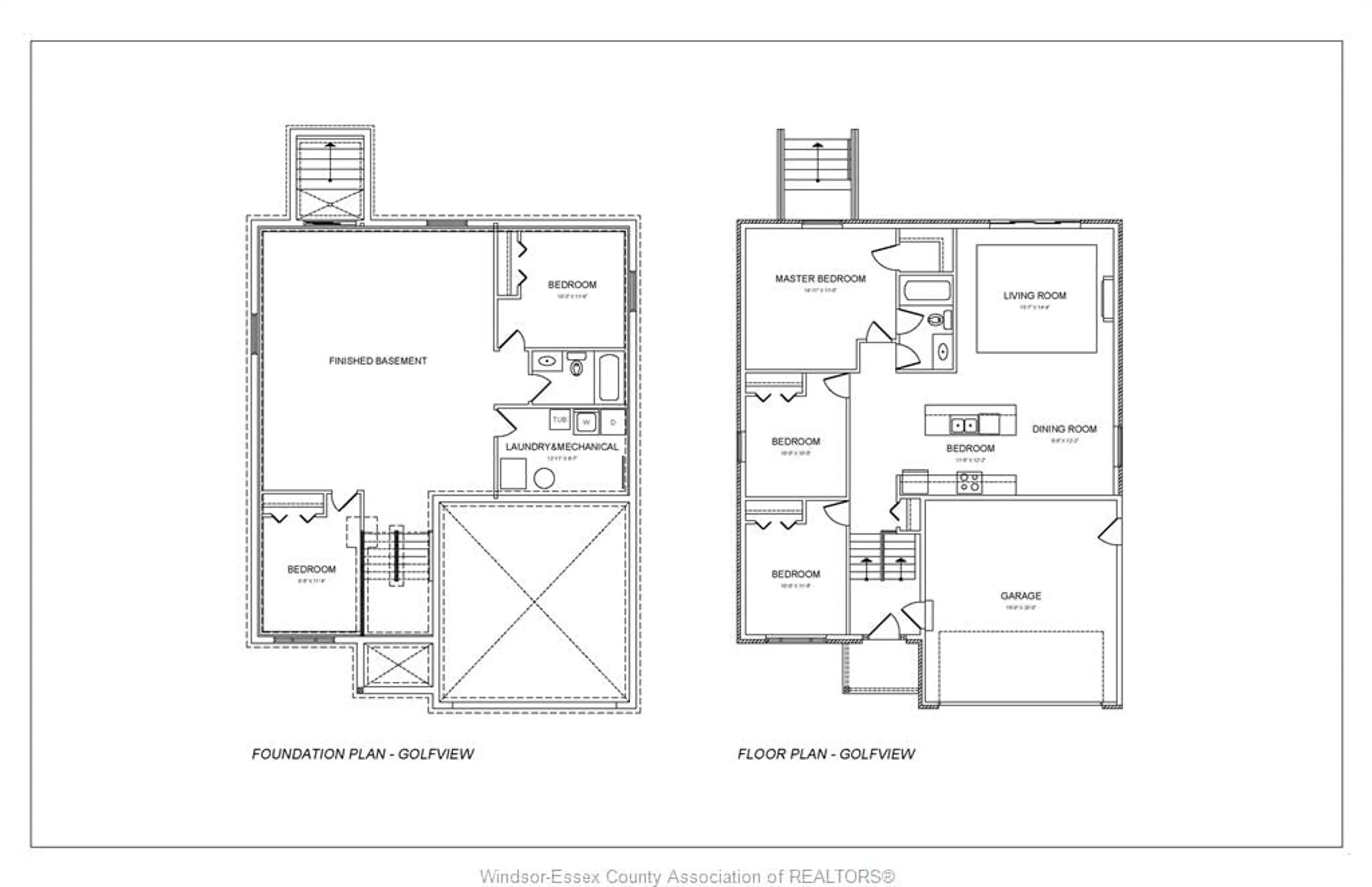 Floor plan for 1067 ASPEN RIDGE Cres, Lakeshore Ontario N0R 1A0