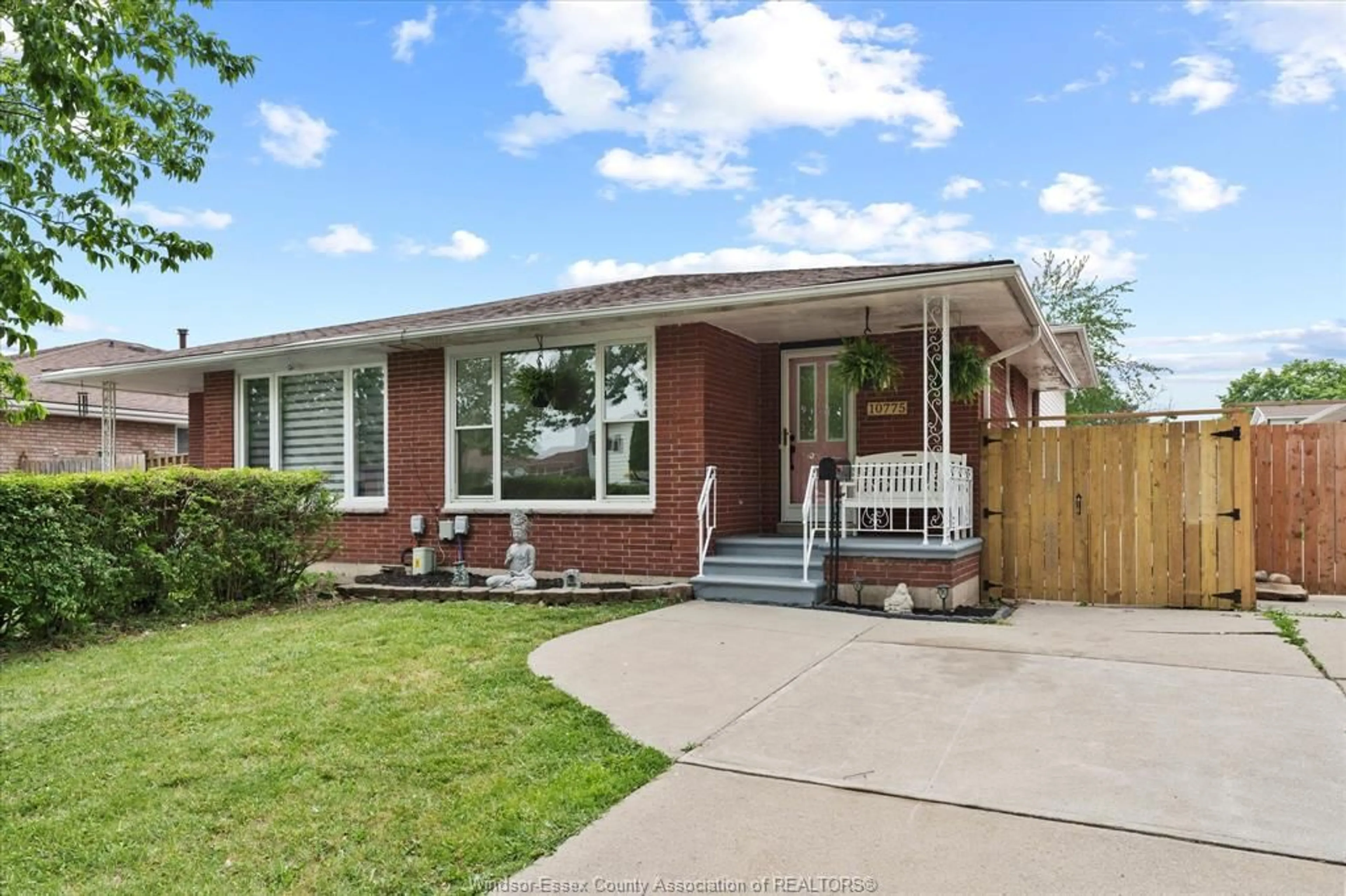 Home with brick exterior material, street for 10775 Atwater, Windsor Ontario N8R 1N8