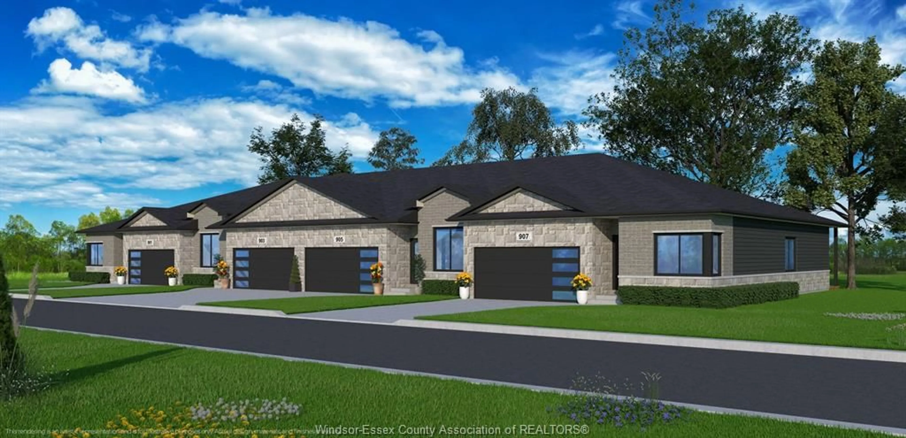 Home with brick exterior material, street for 105 BEVERLY GLEN St, Windsor Ontario N8P 1V7