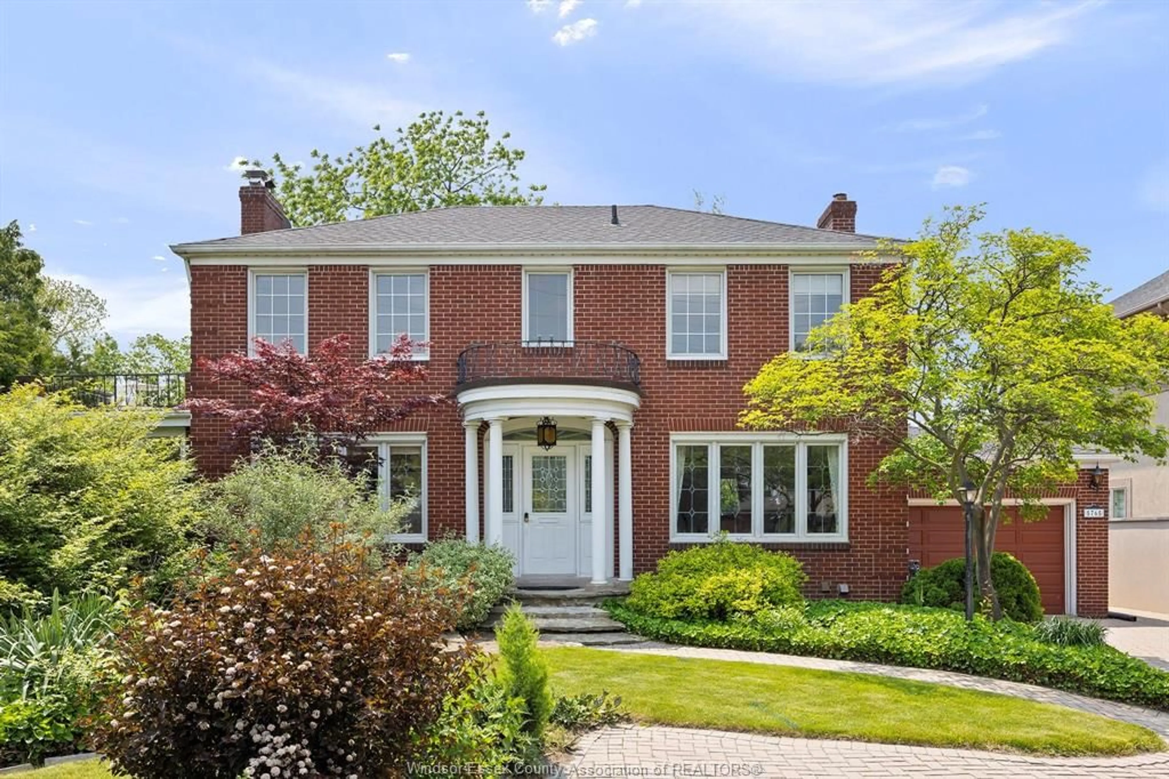 Home with brick exterior material, street for 5765 RIVERSIDE, Windsor Ontario N8S 1B2