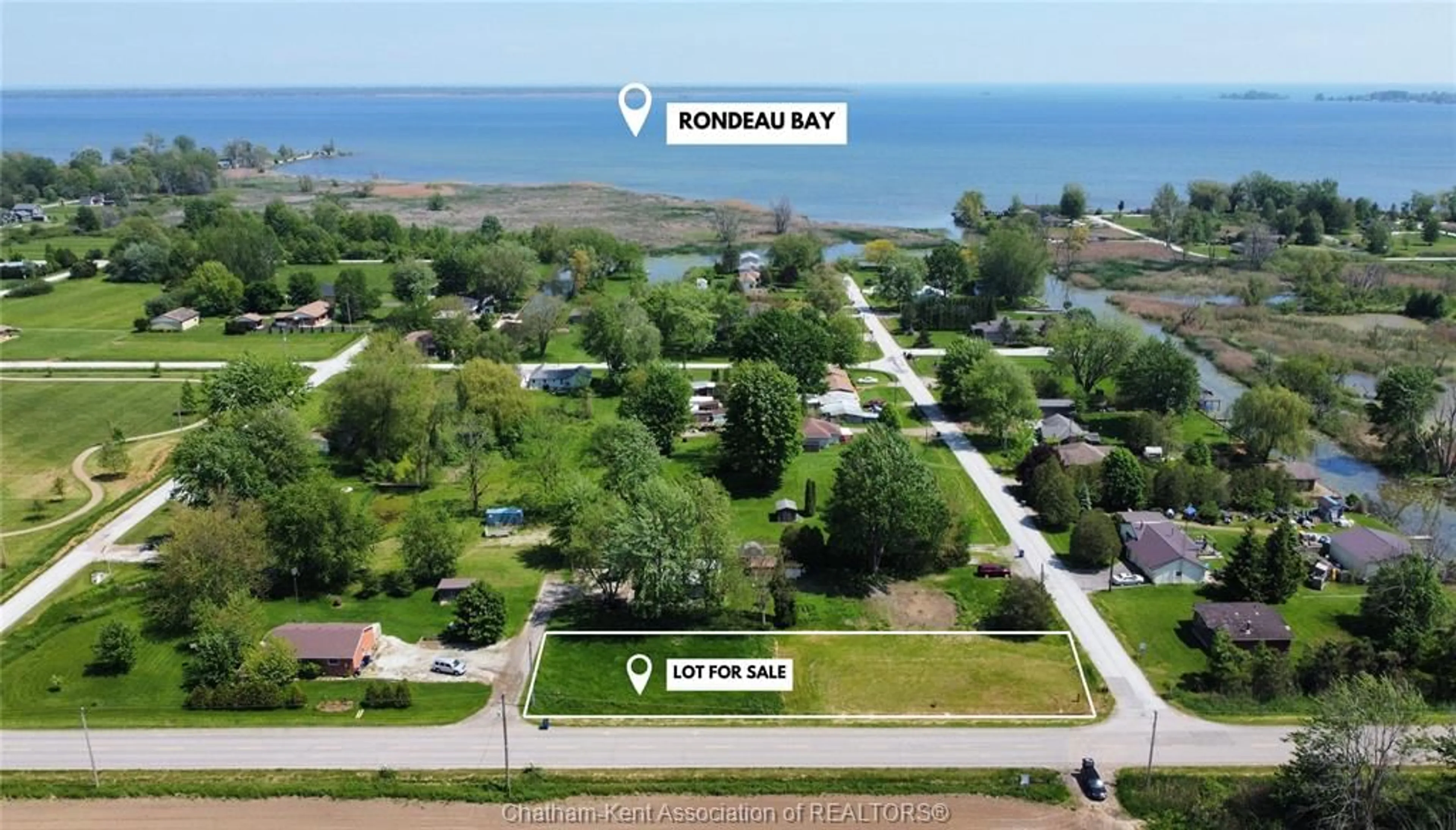 A pic from outside/outdoor area/front of a property/back of a property/a pic from drone, water/lake/river/ocean view for V/L Woods St, Shrewsbury Ontario N0P 1A0