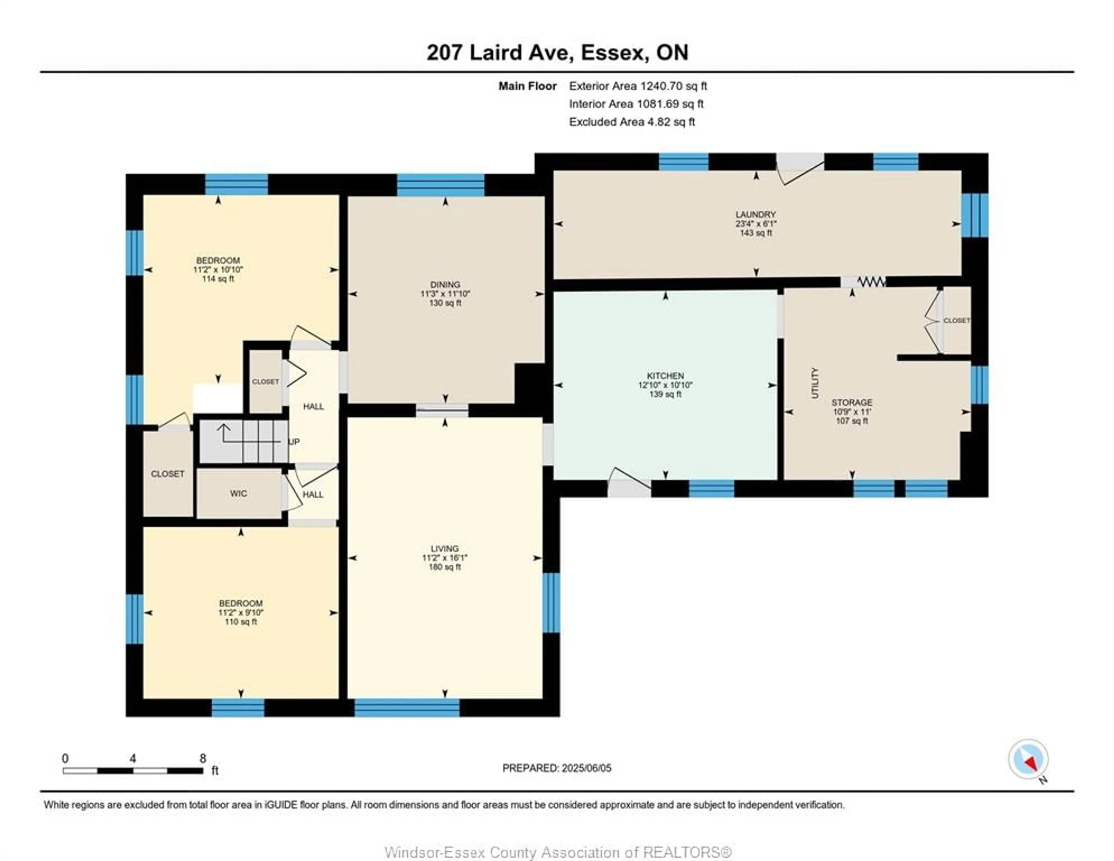 Floor plan for 207 Laird Ave, Essex Ontario N8M 1S6