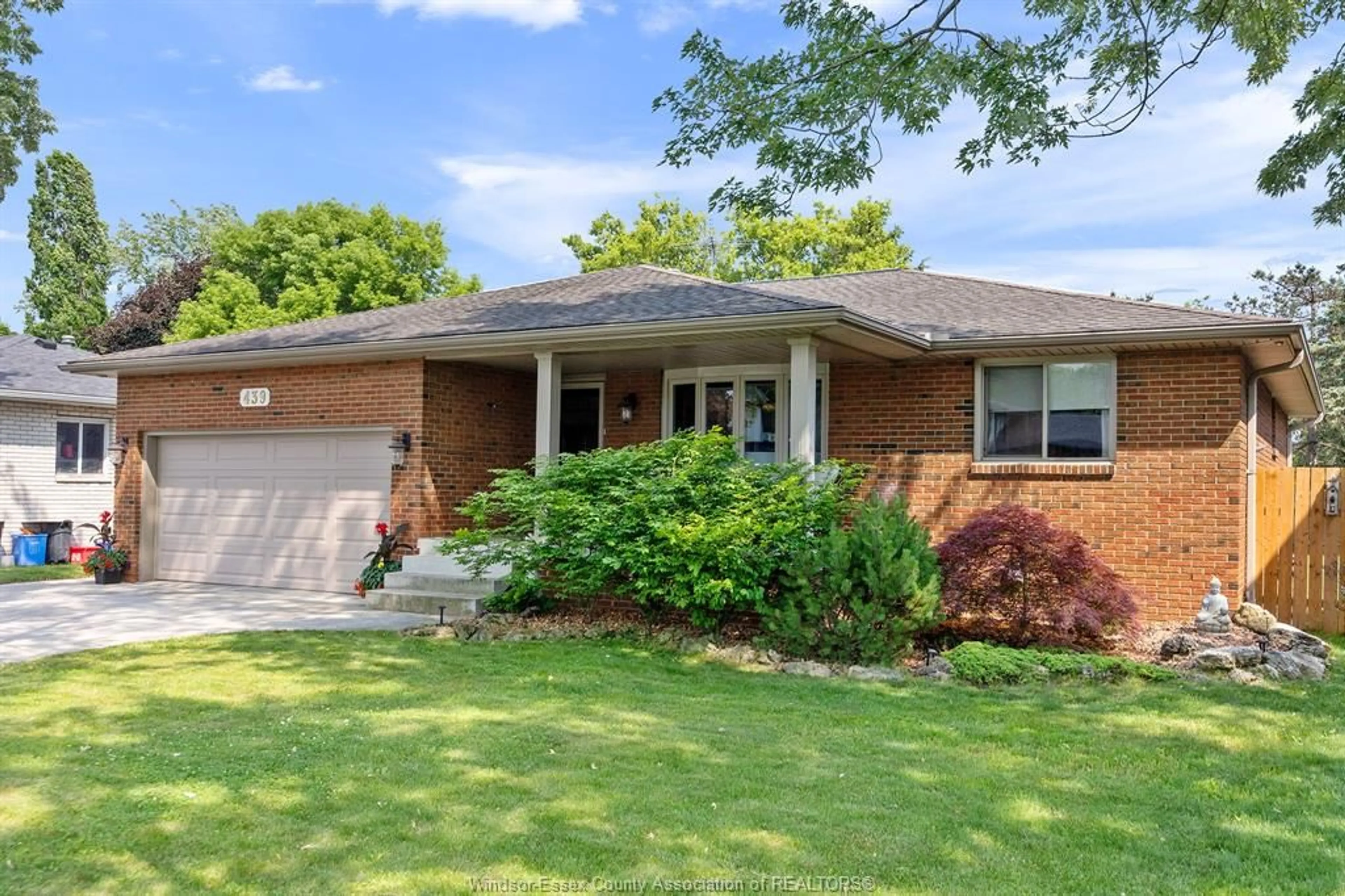 Home with brick exterior material, street for 439 BENETEAU Dr, Amherstburg Ontario N9V 3R3