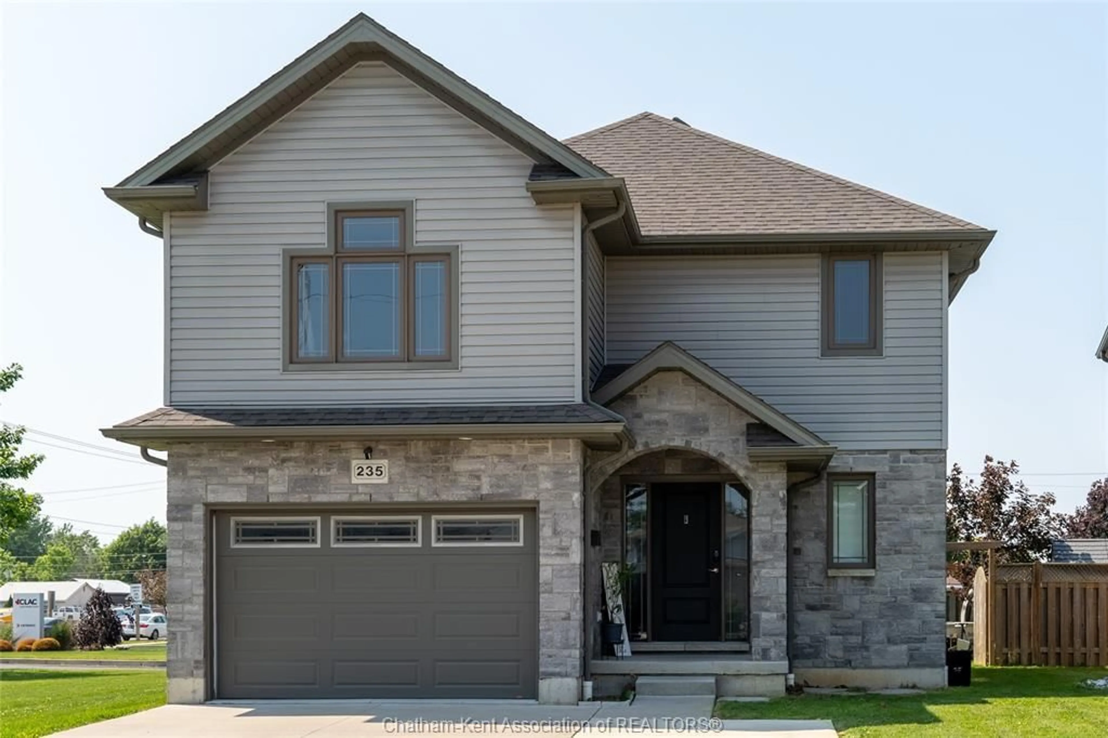 Home with brick exterior material, street for 235 Bristol Dr, Chatham Ontario N7M 6K9