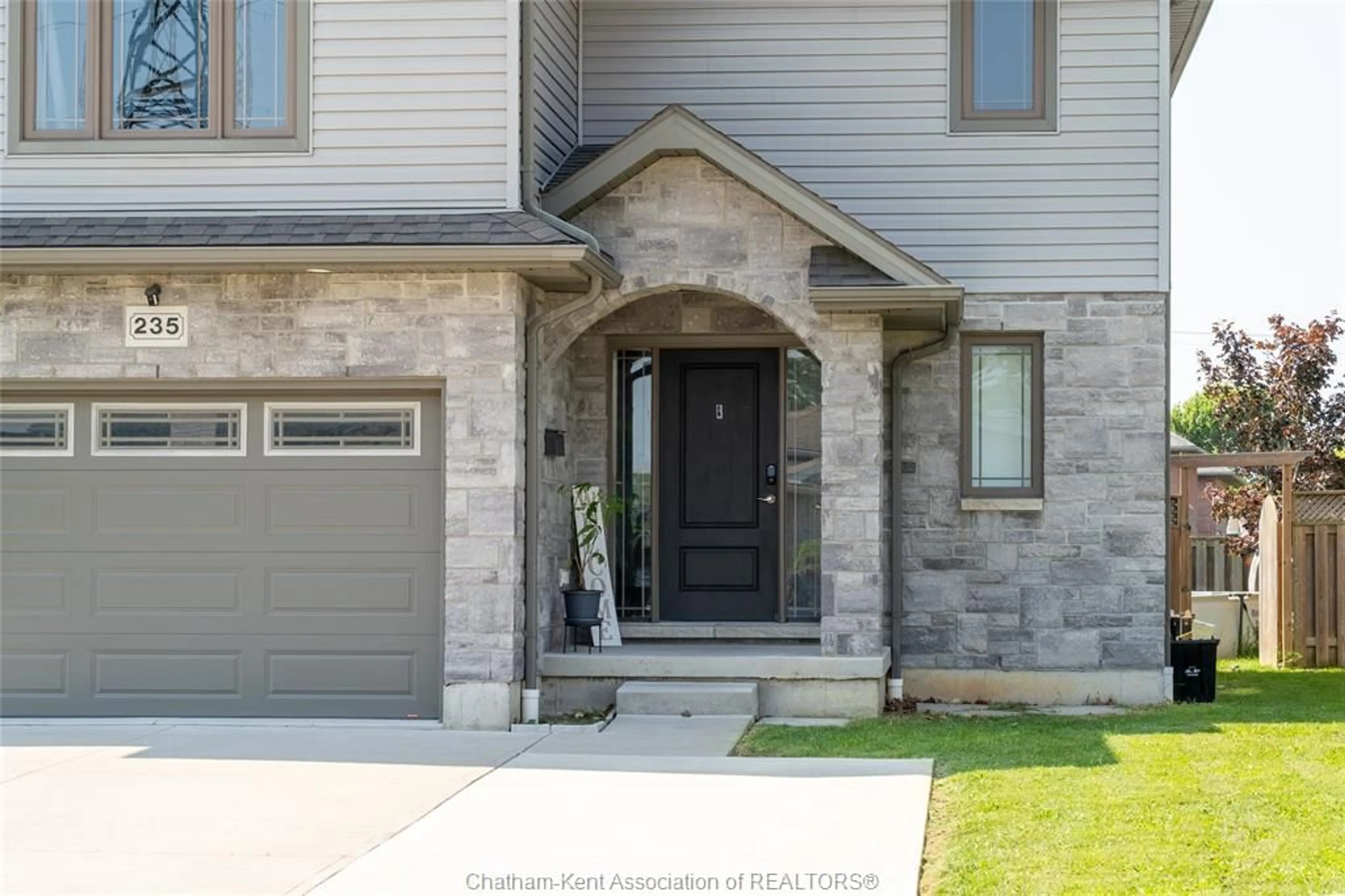 Home with brick exterior material, street for 235 Bristol Dr, Chatham Ontario N7M 6K9