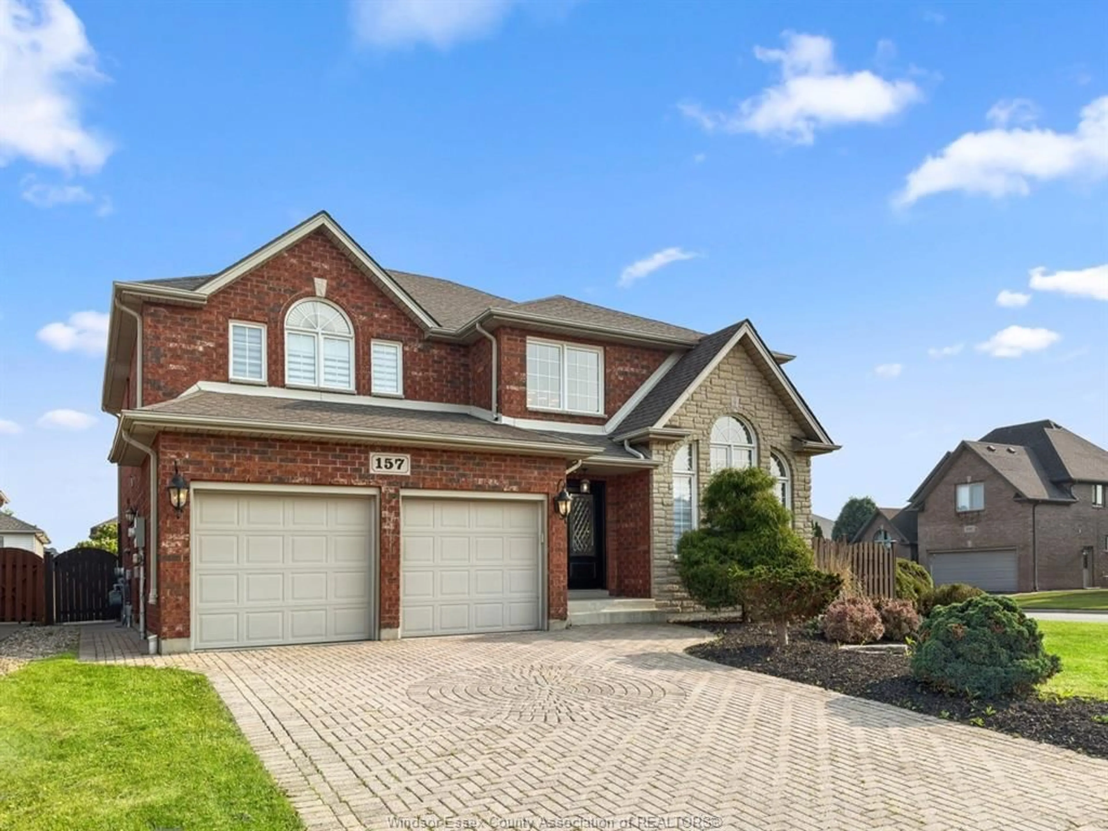 Home with brick exterior material, street for 157 ROCKHAVEN, Lakeshore Ontario N9K 1E4