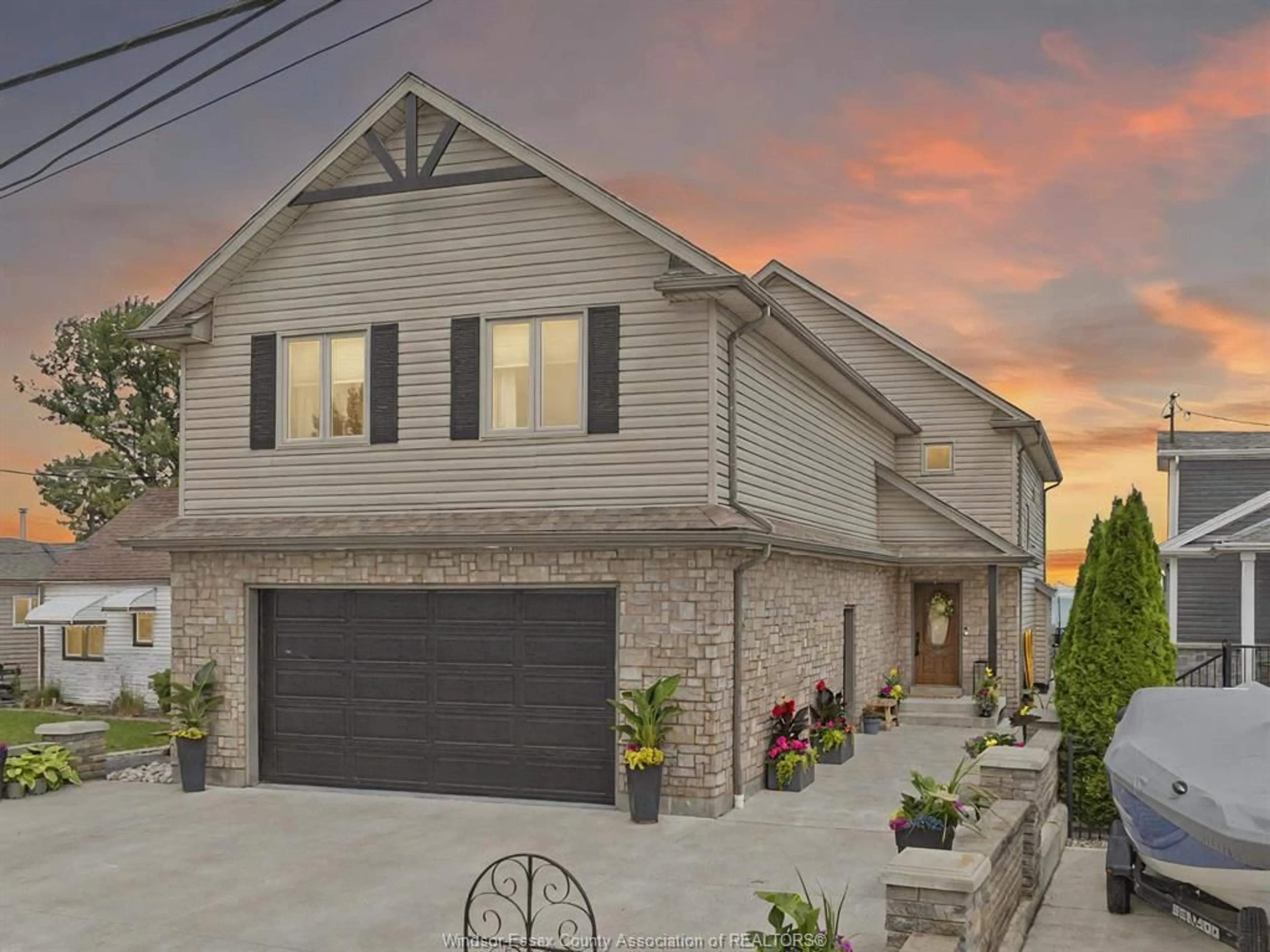 Home with brick exterior material, street for 1578 CAILLE, Lakeshore Ontario N8L 0J3